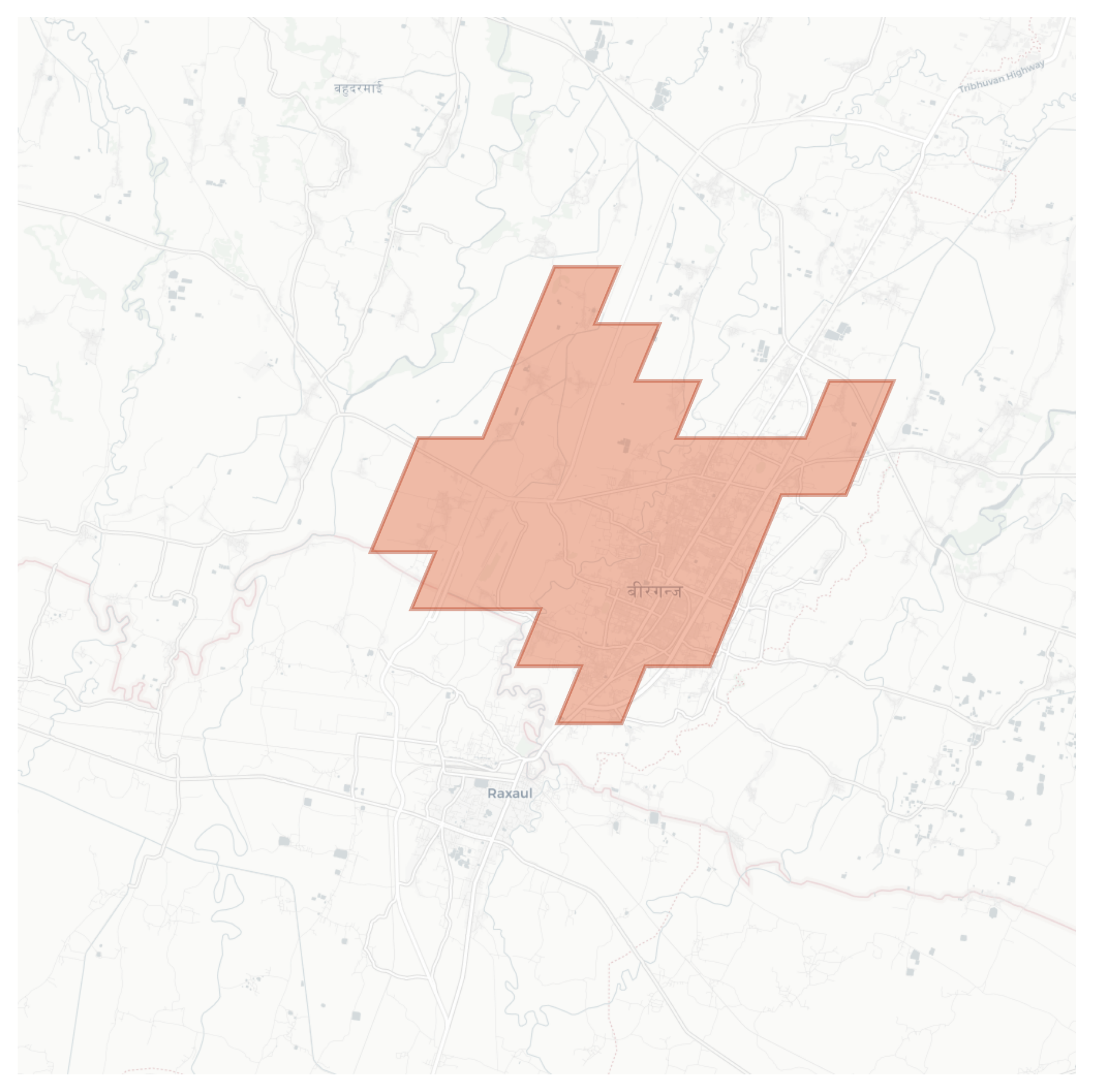Birgunj geographic map
