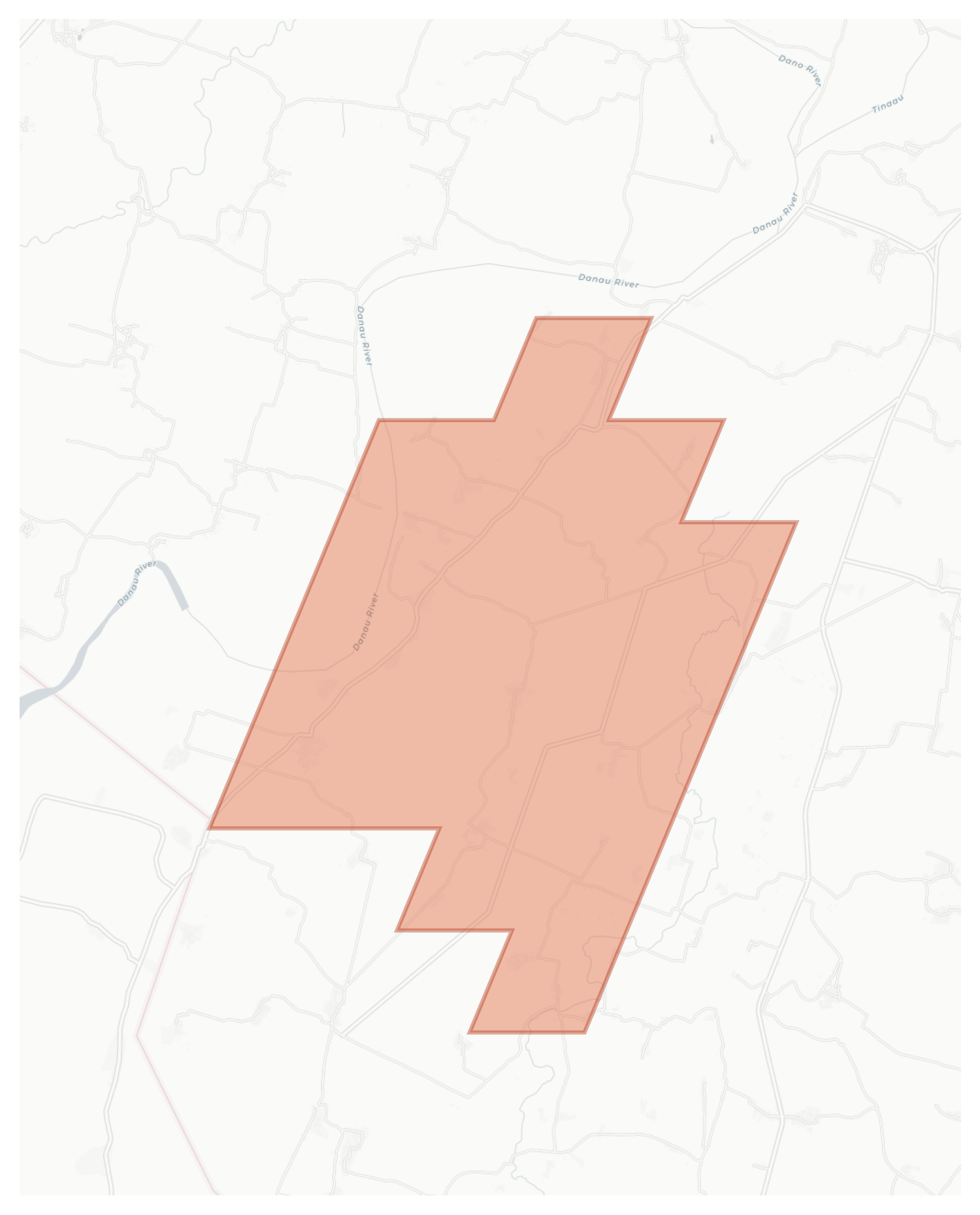 Farena geographic map