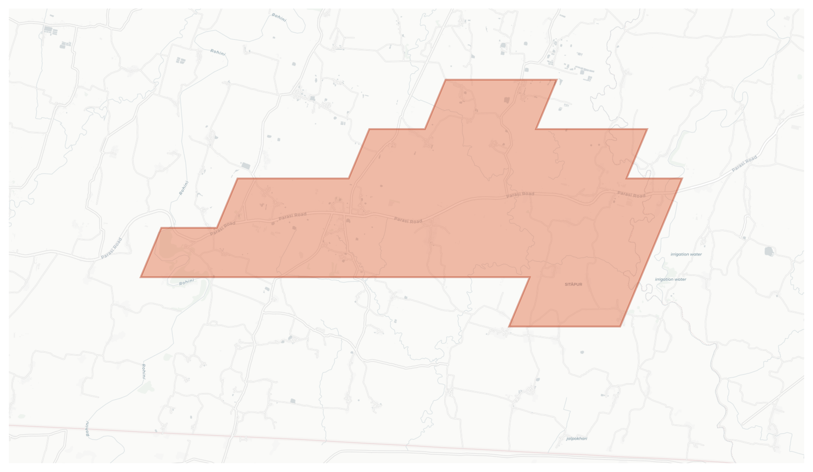 Sitāpur geographic map