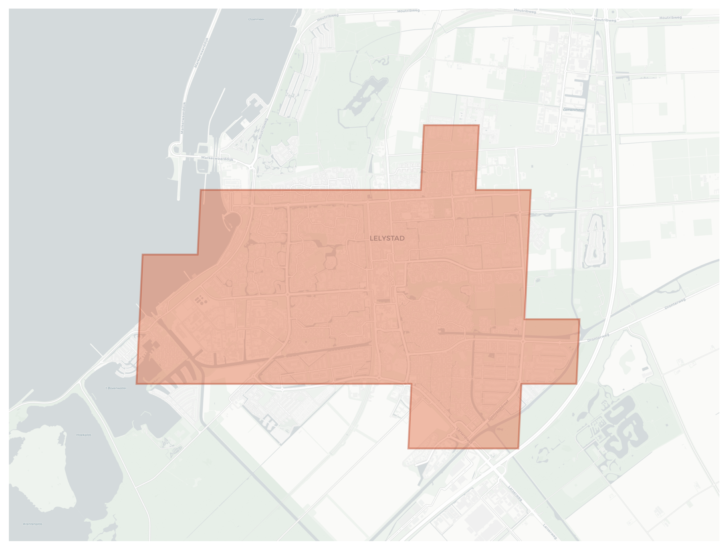 Lelystad geographic map