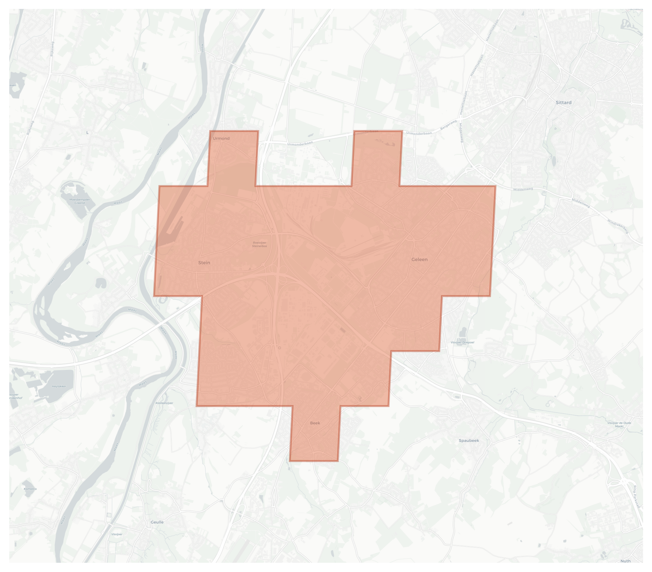 Geleen geographic map