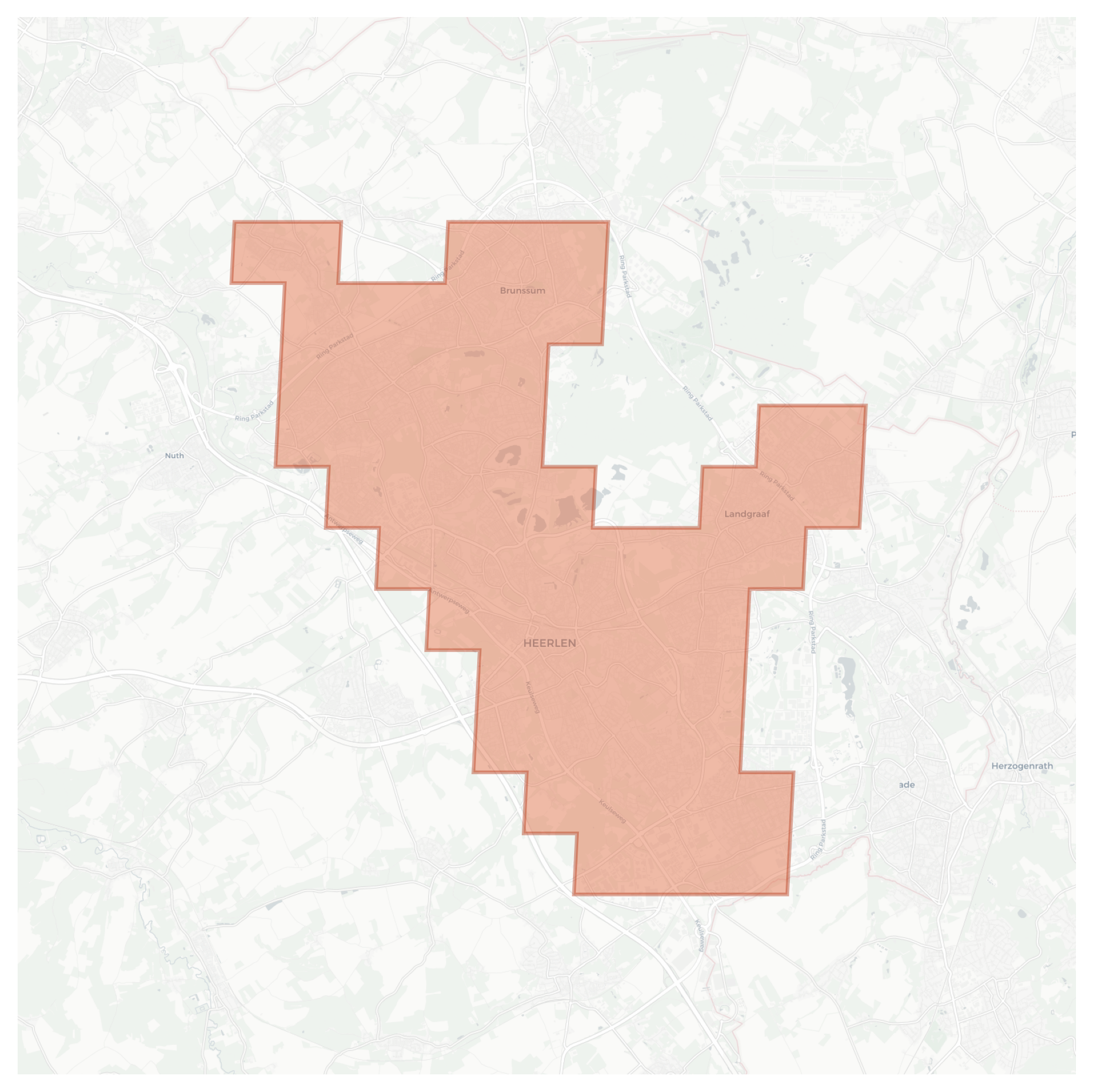 Heerlen geographic map