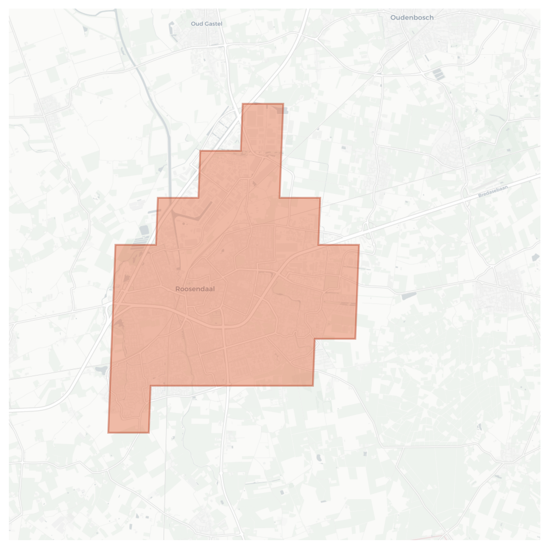 Roosendaal geographic map