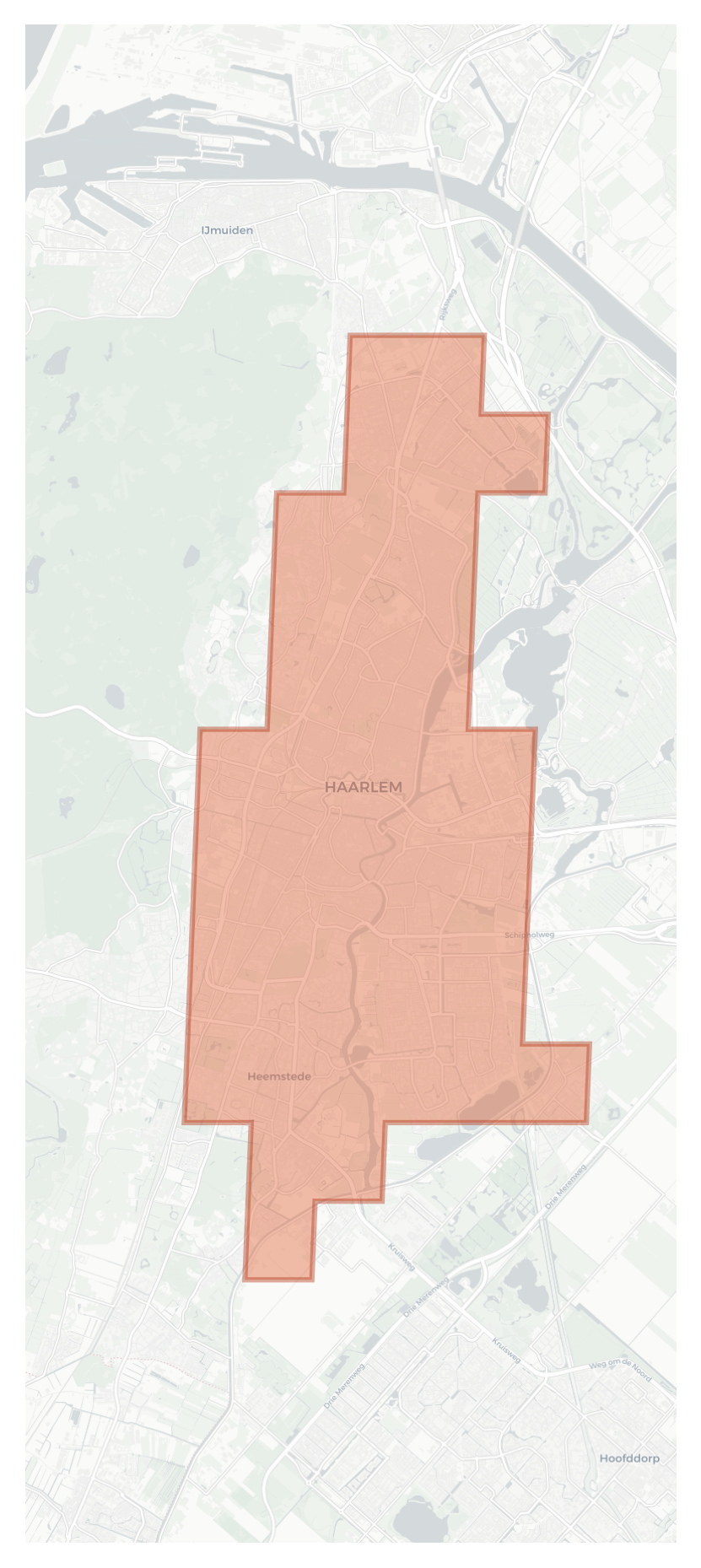 Haarlem geographic map