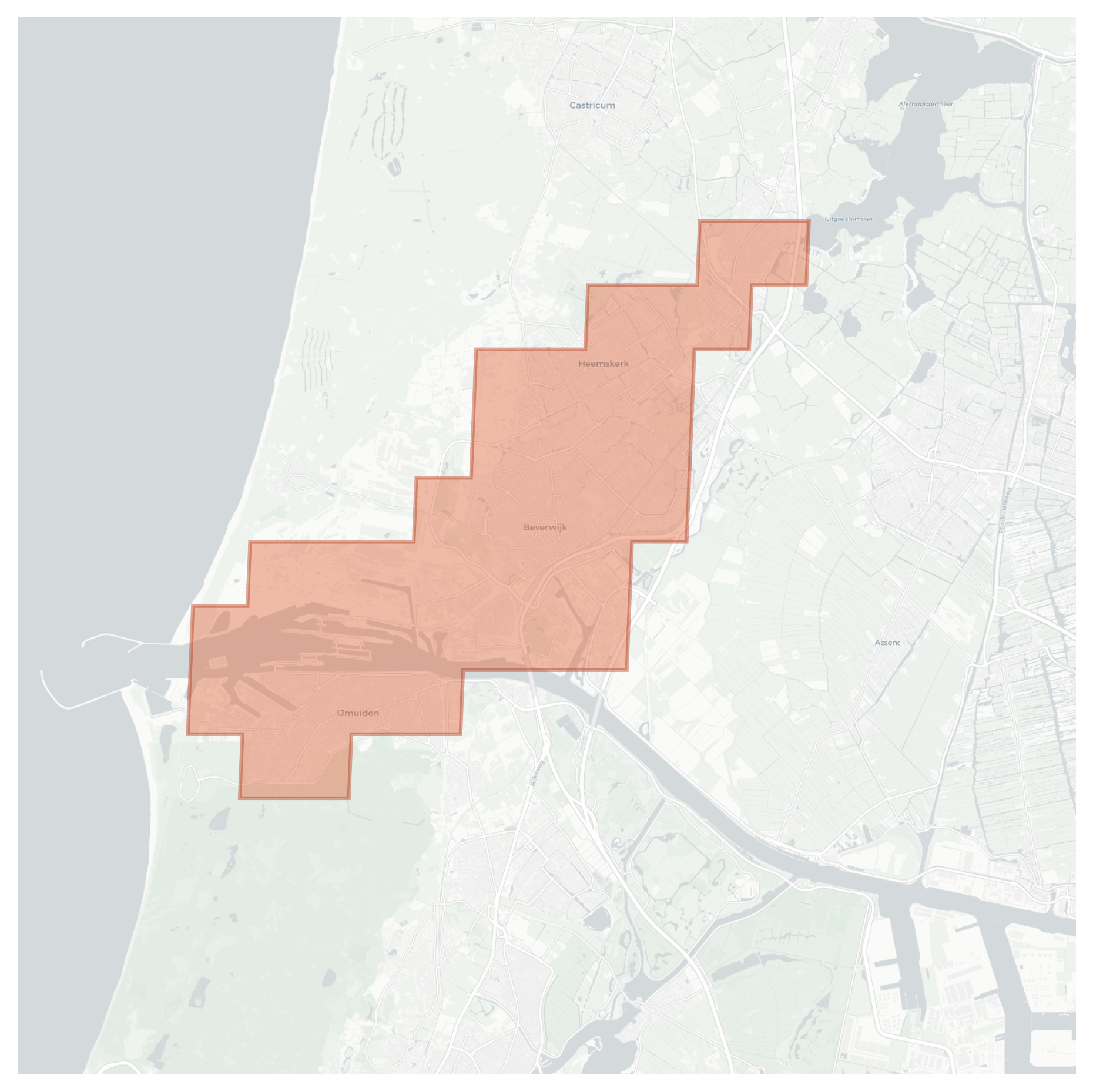Heemskerk geographic map