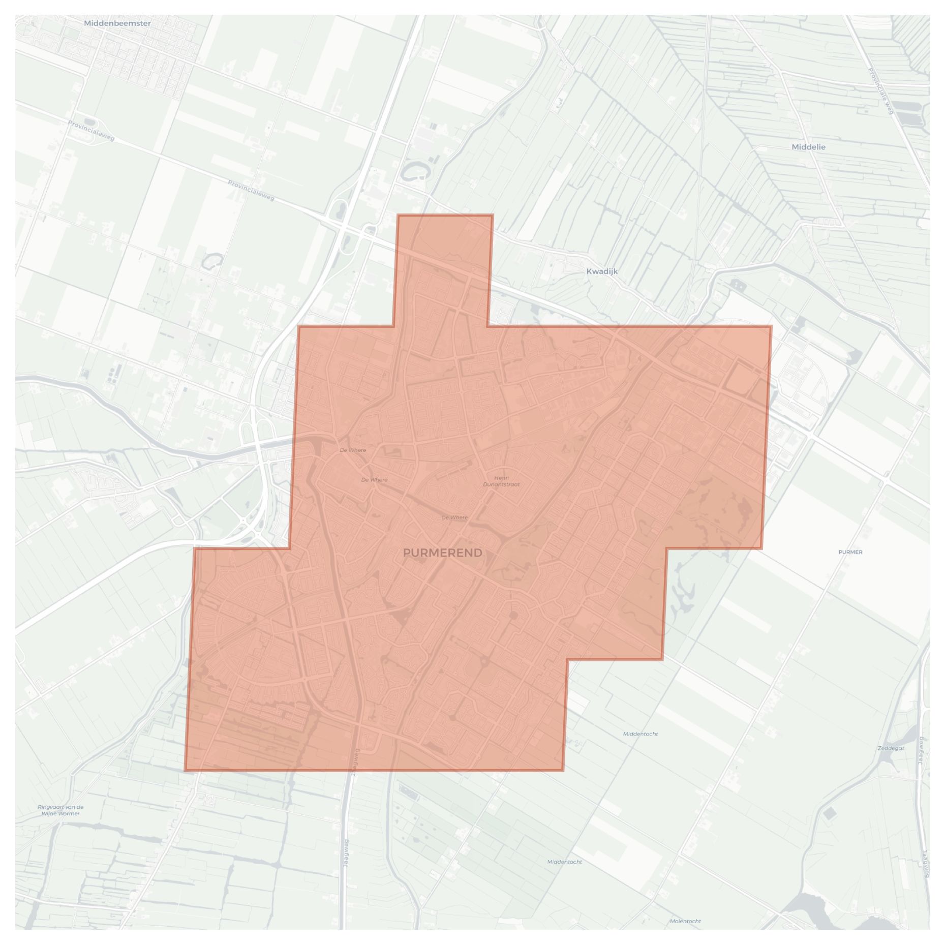 Purmerend geographic map