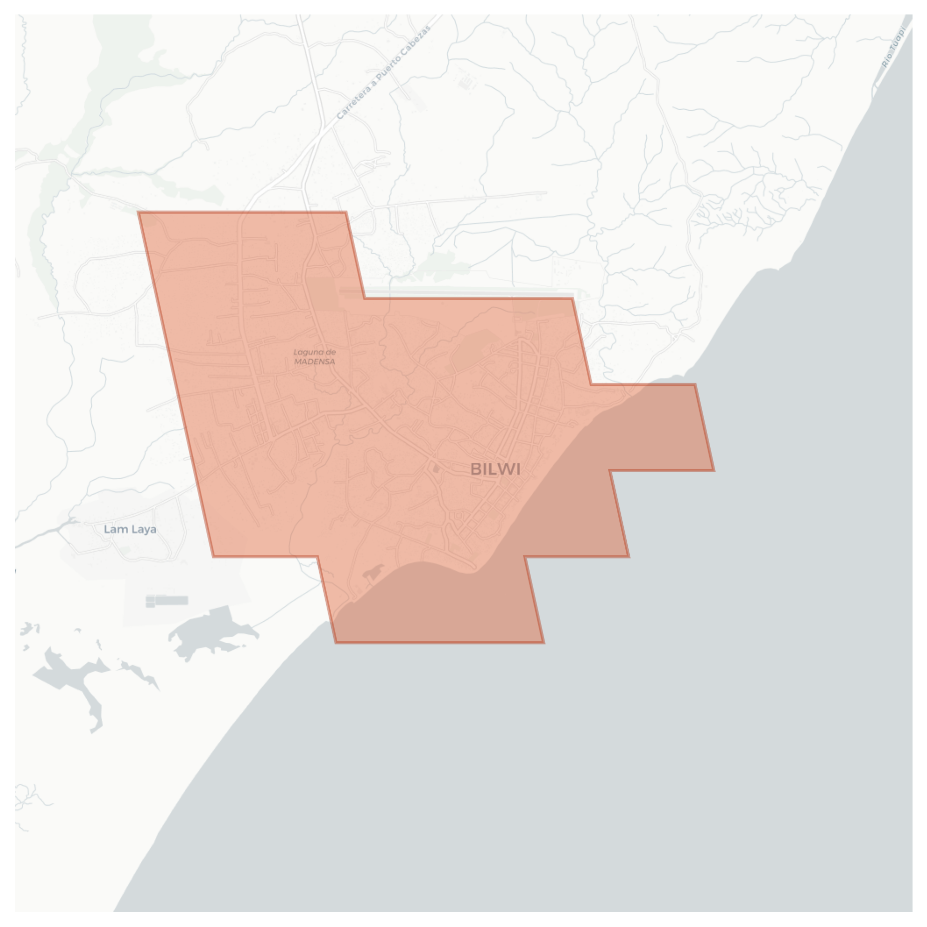 Bilwi geographic map