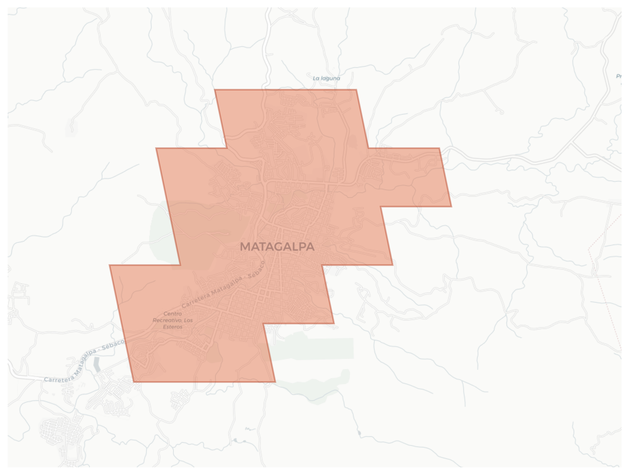 Matagalpa geographic map