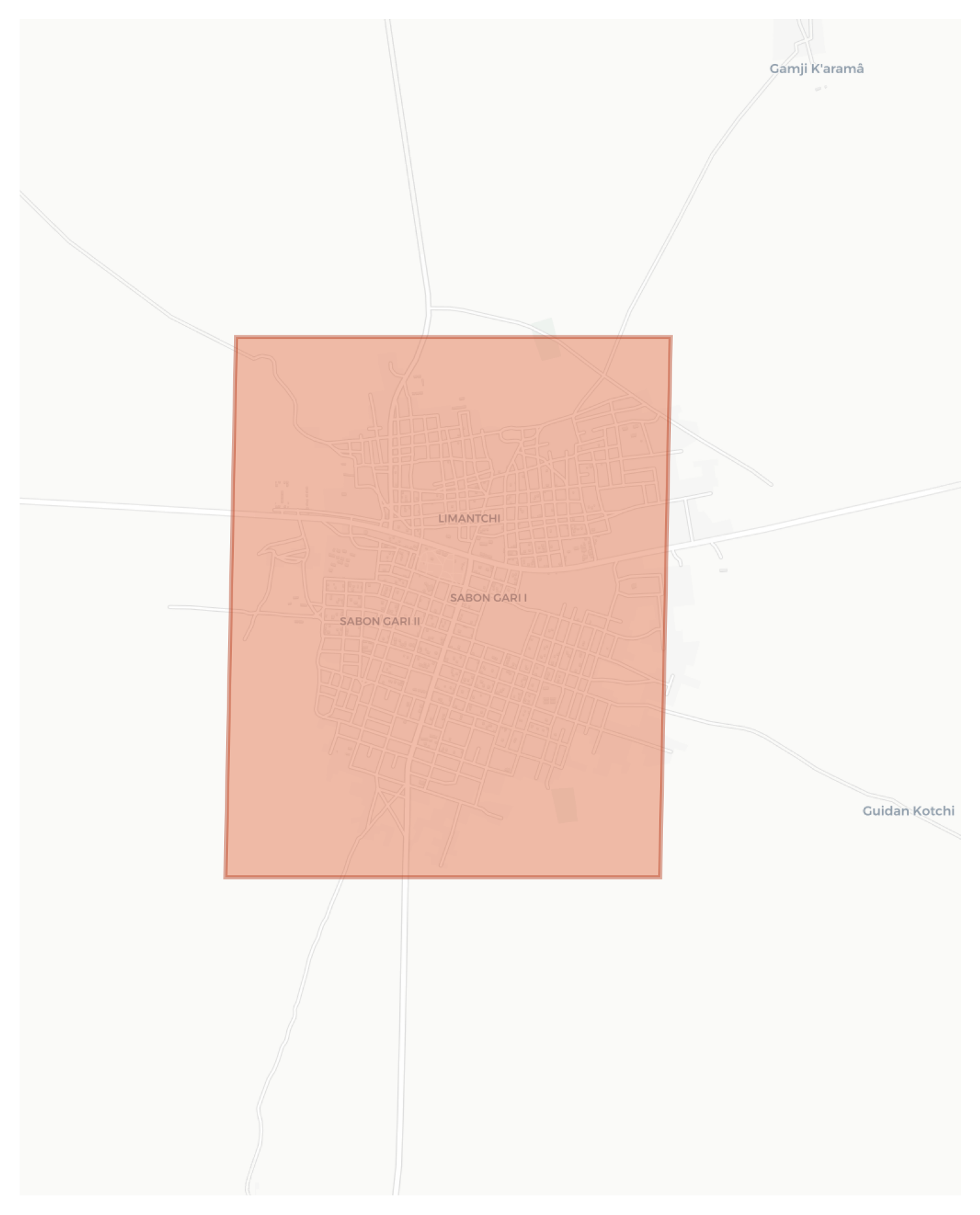 Aguié geographic map