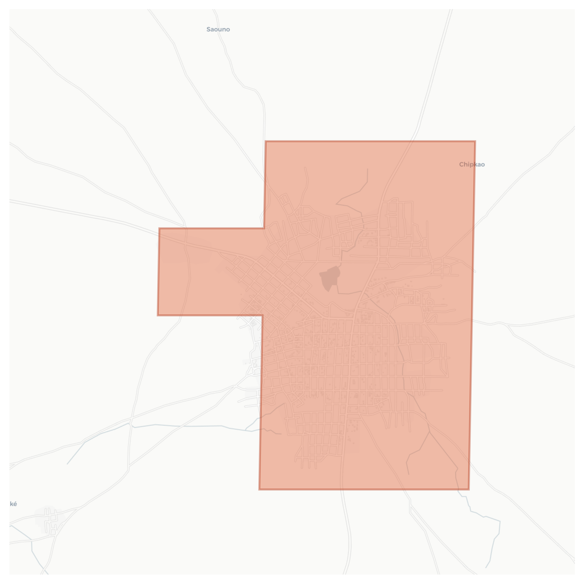 Dakoro geographic map