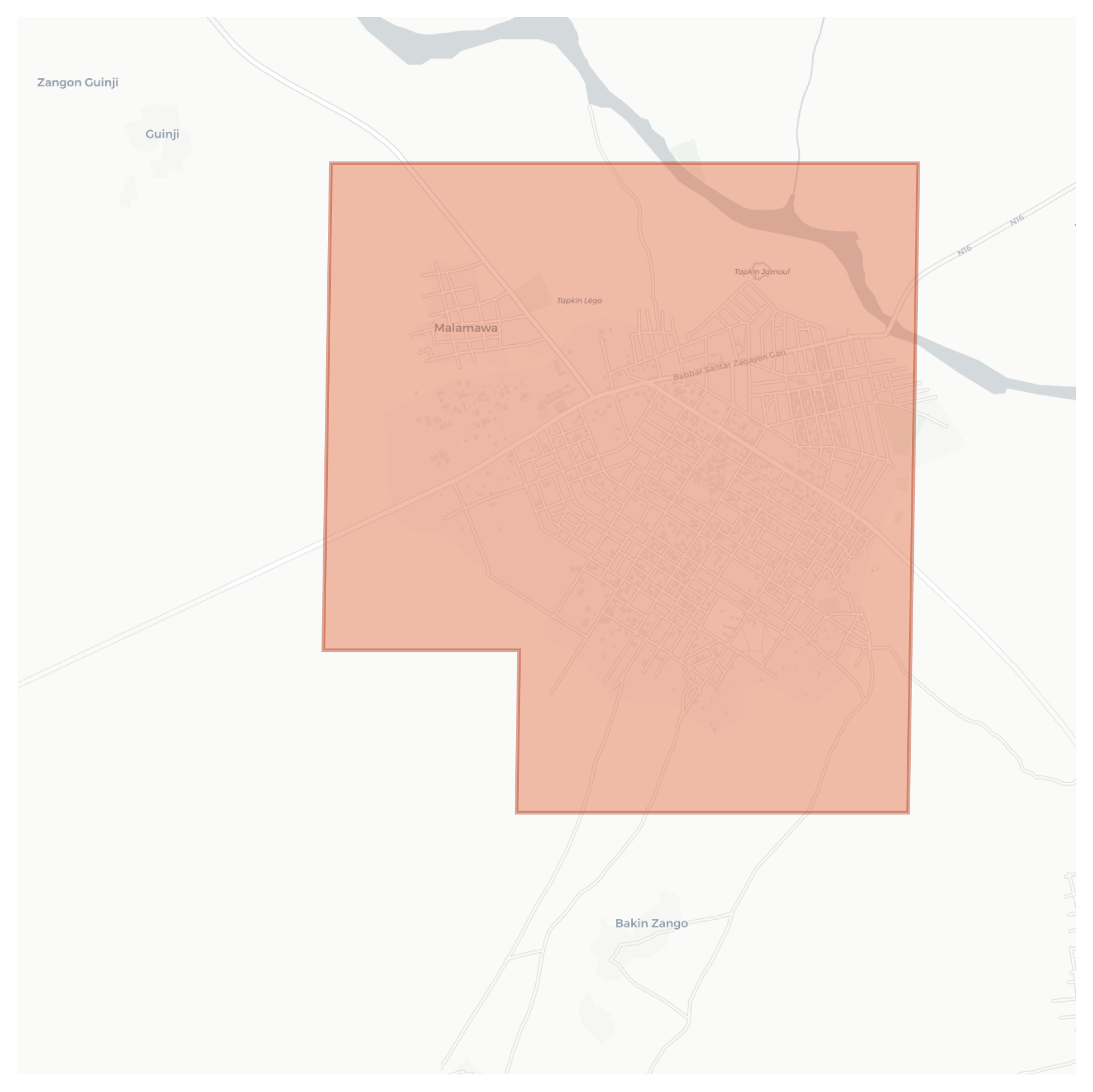 Madaoua geographic map