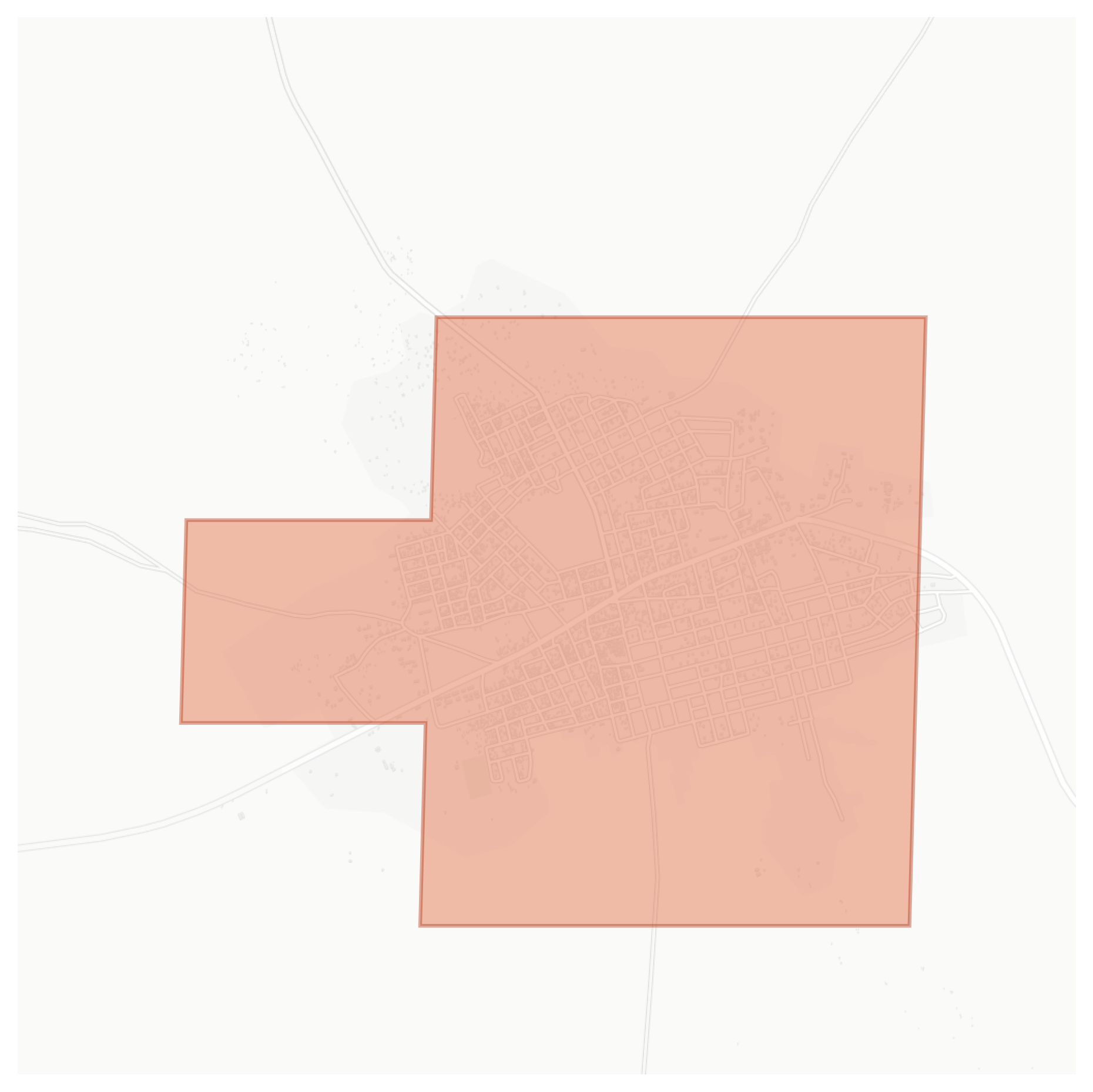 Gouré geographic map