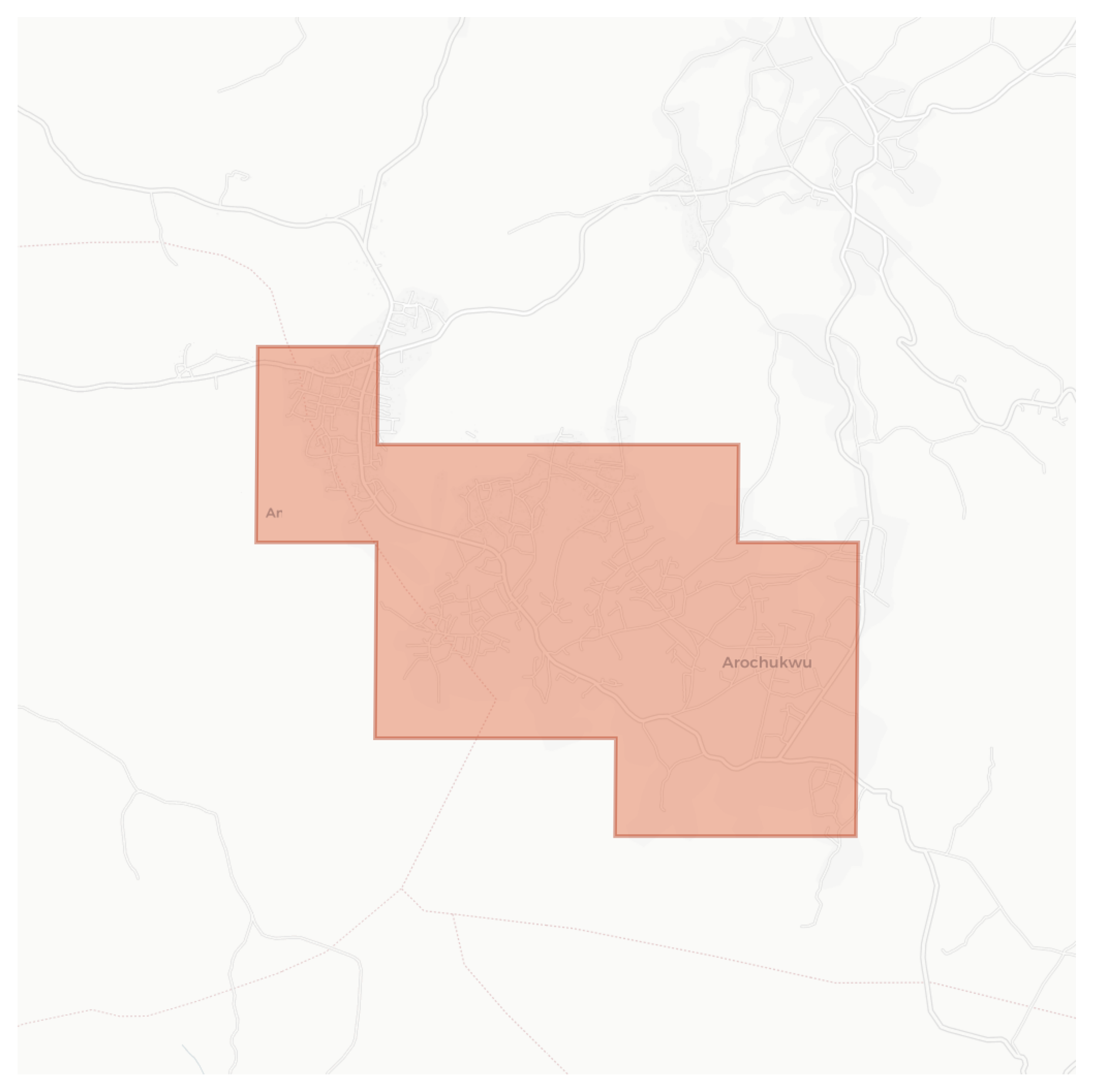 Arochukwu geographic map