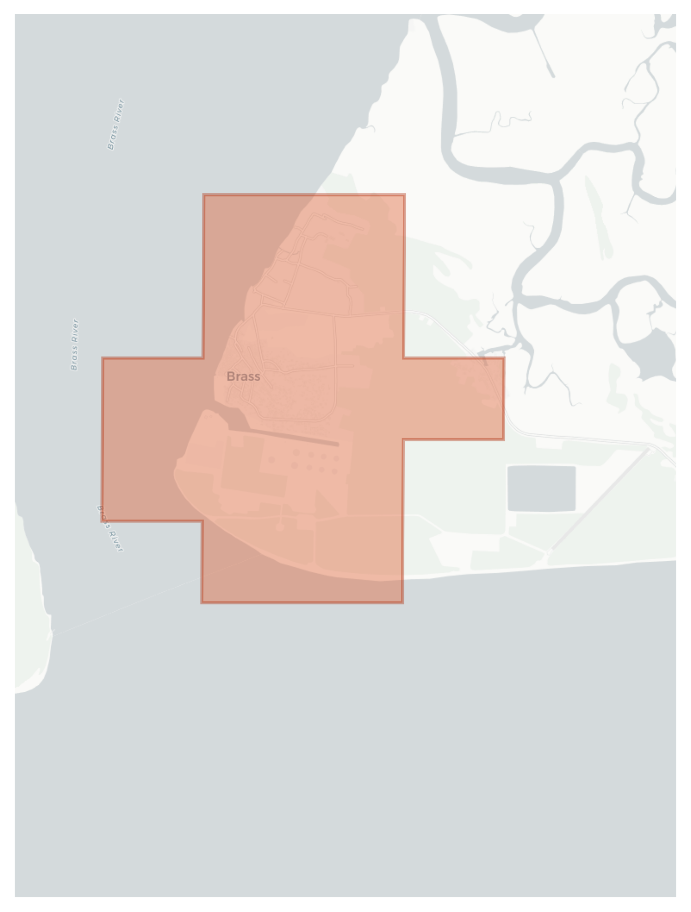 Brass geographic map