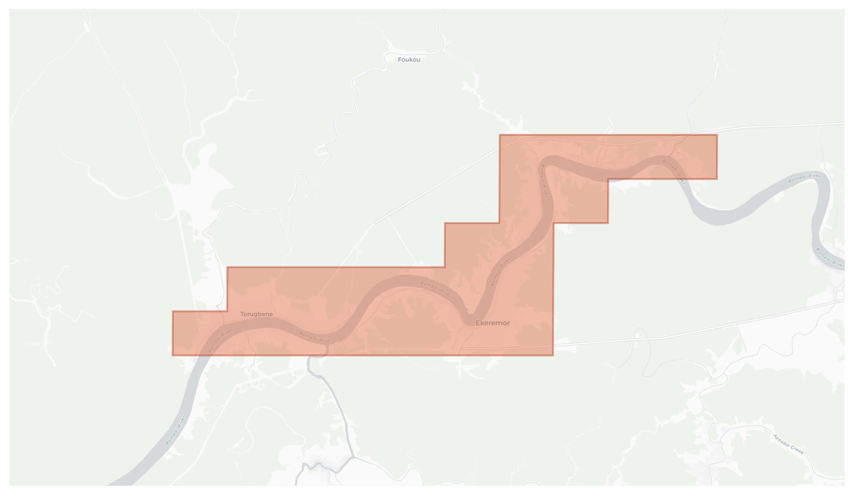 Ekeremor geographic map