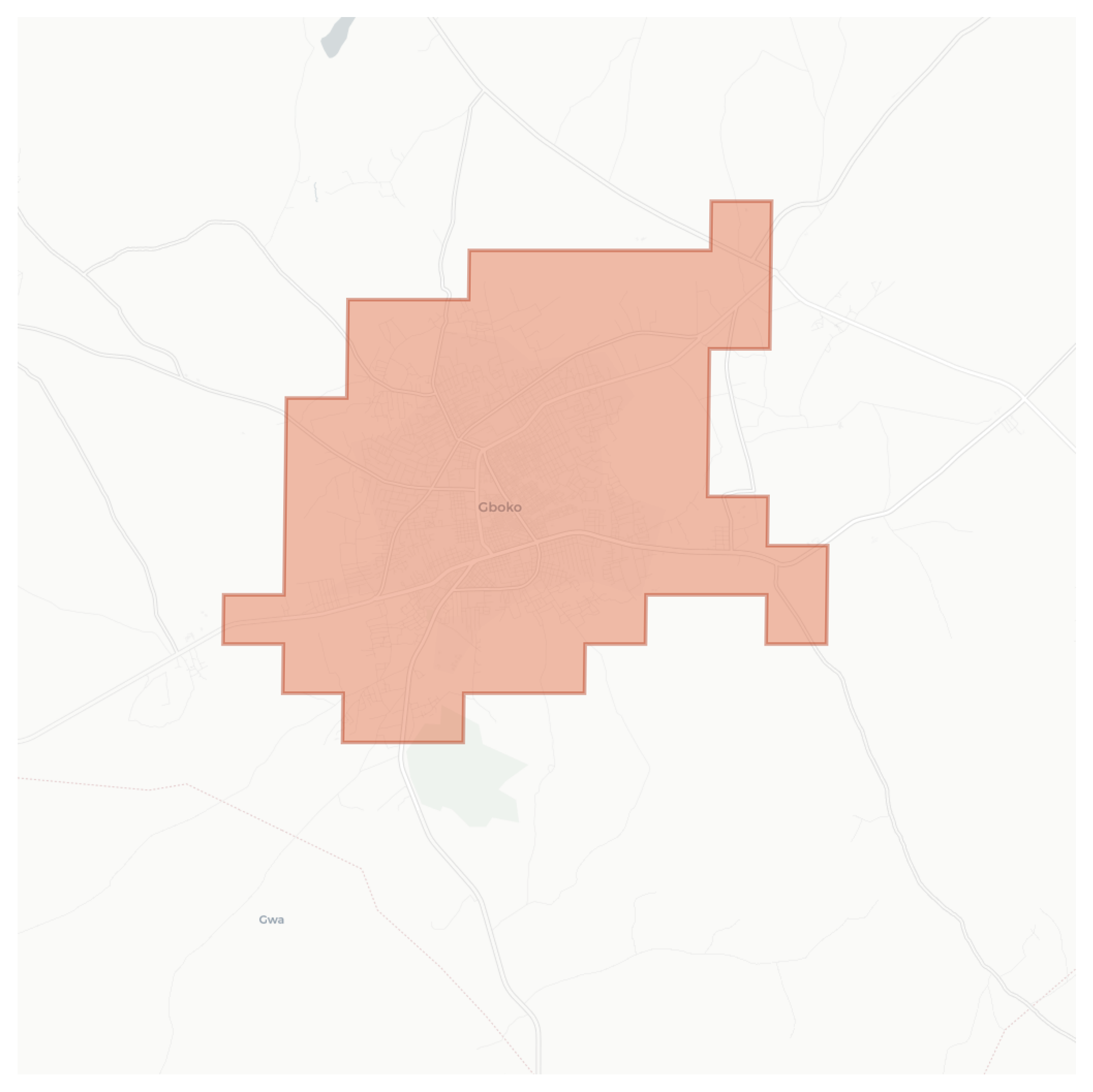 Gboko geographic map