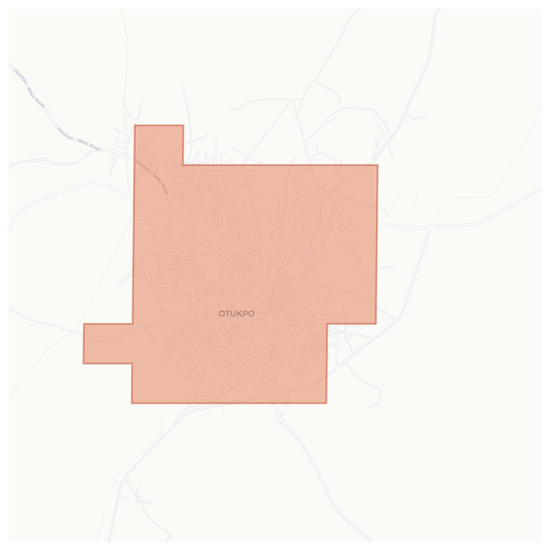 Otukpo geographic map