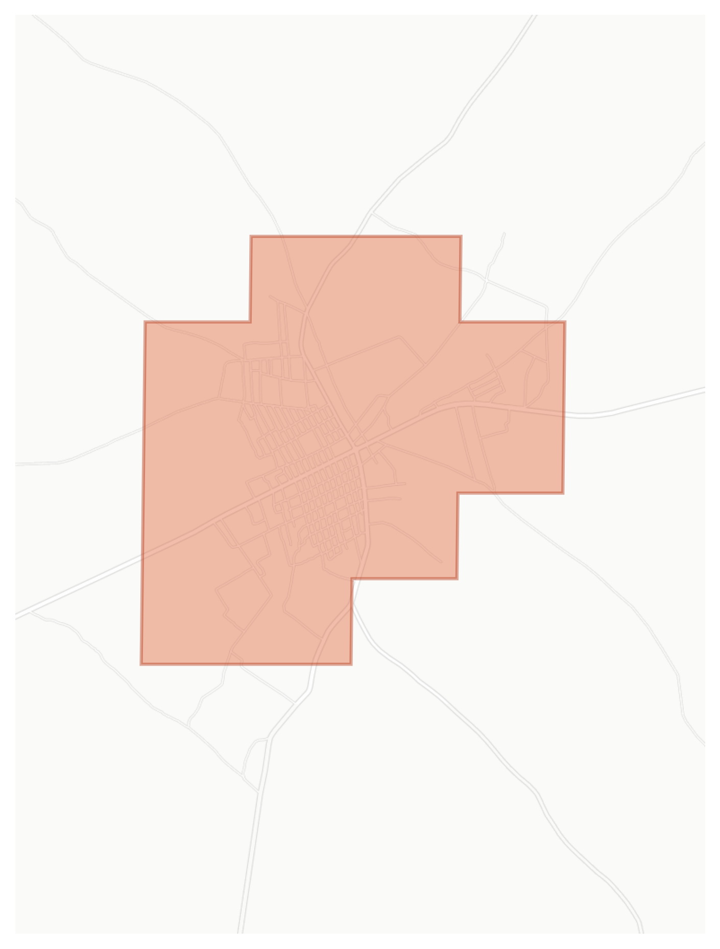 Tarzoho geographic map