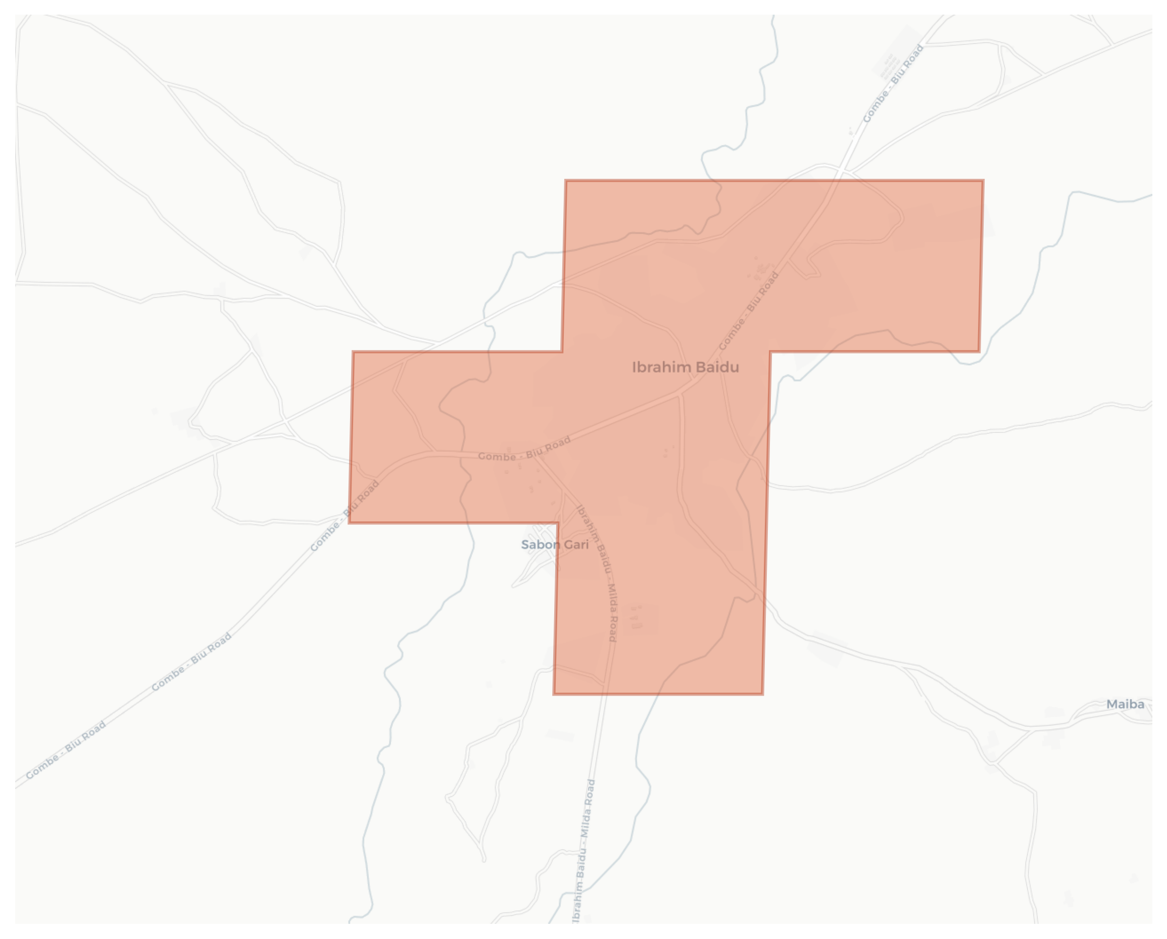 Ibrahim Baidu geographic map