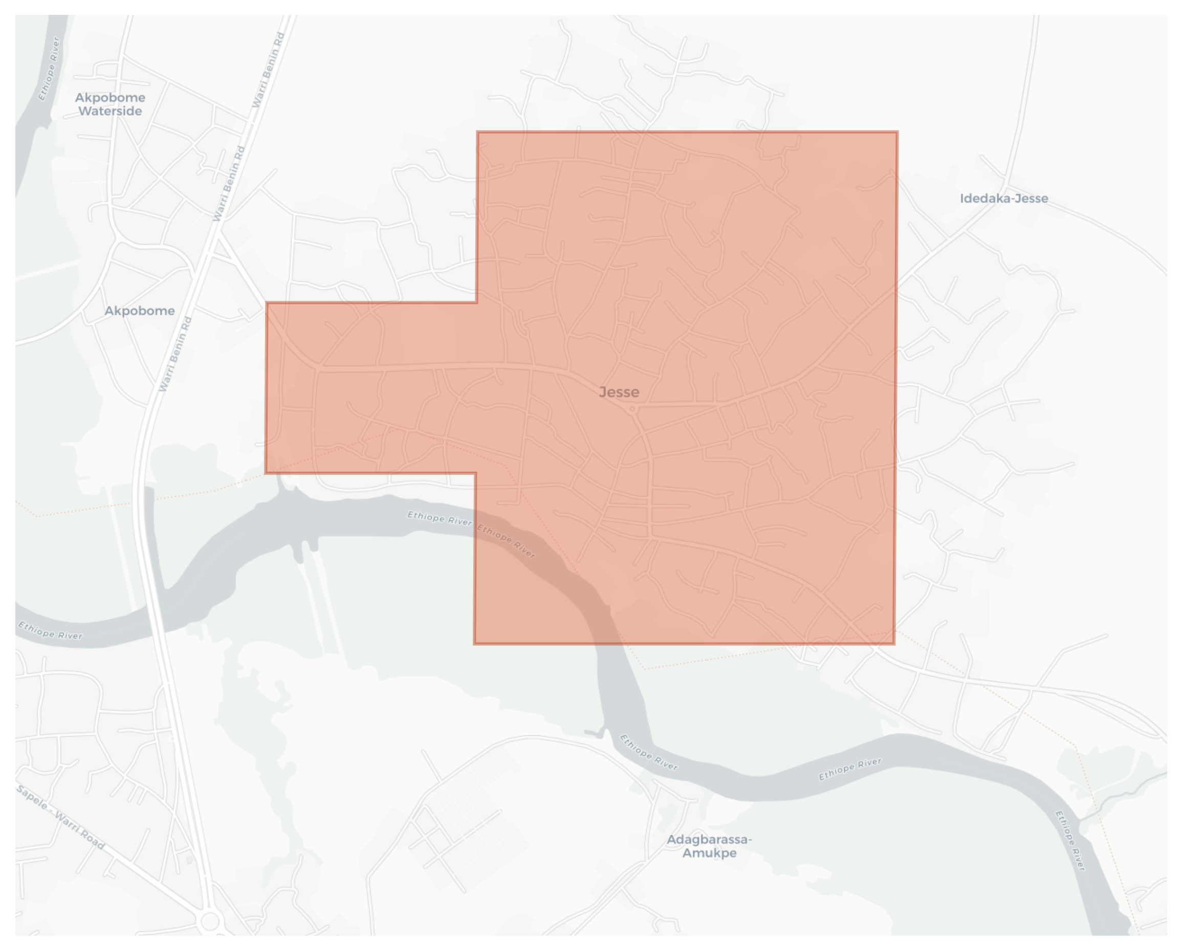 Jesse geographic map