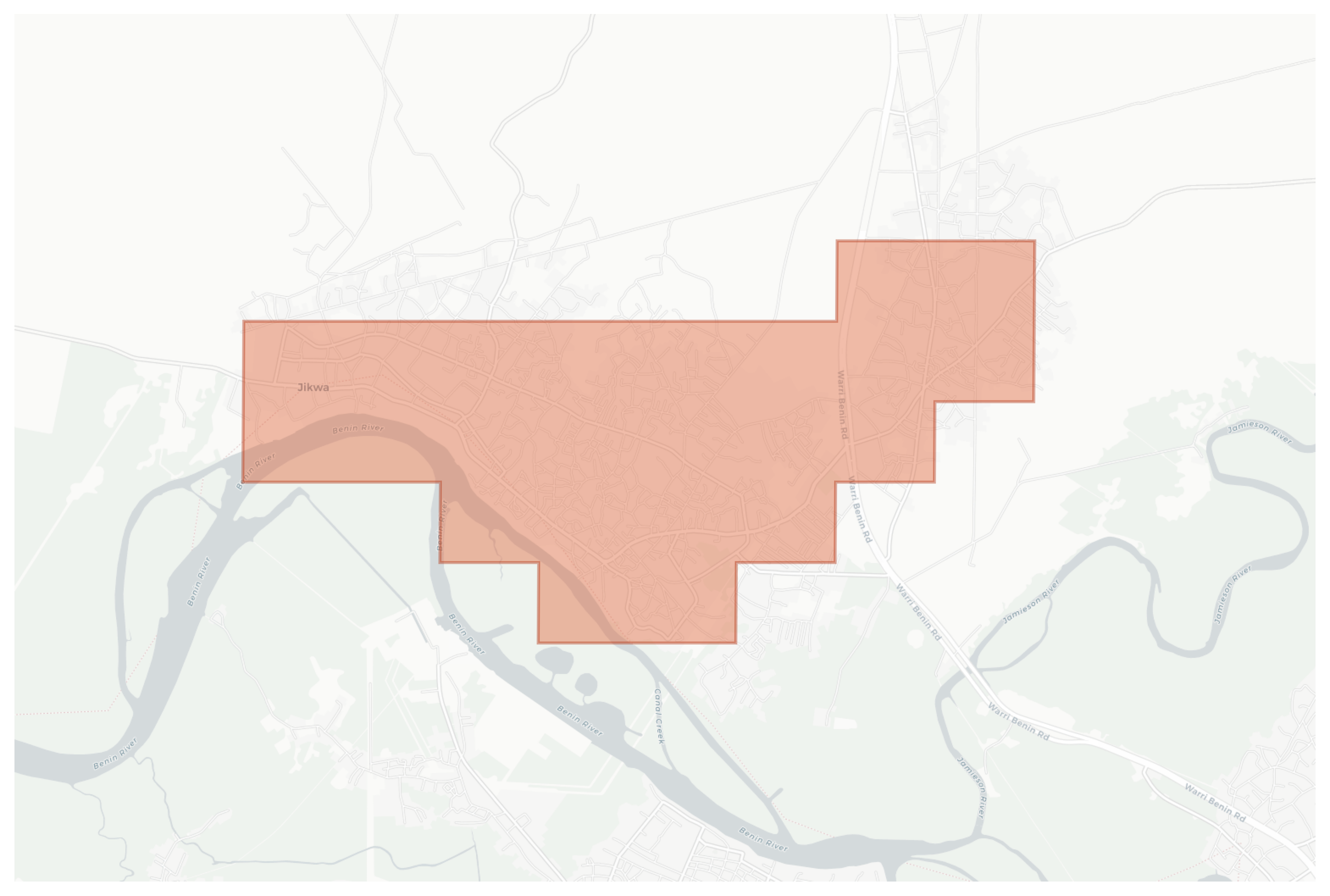 Ogharefe geographic map
