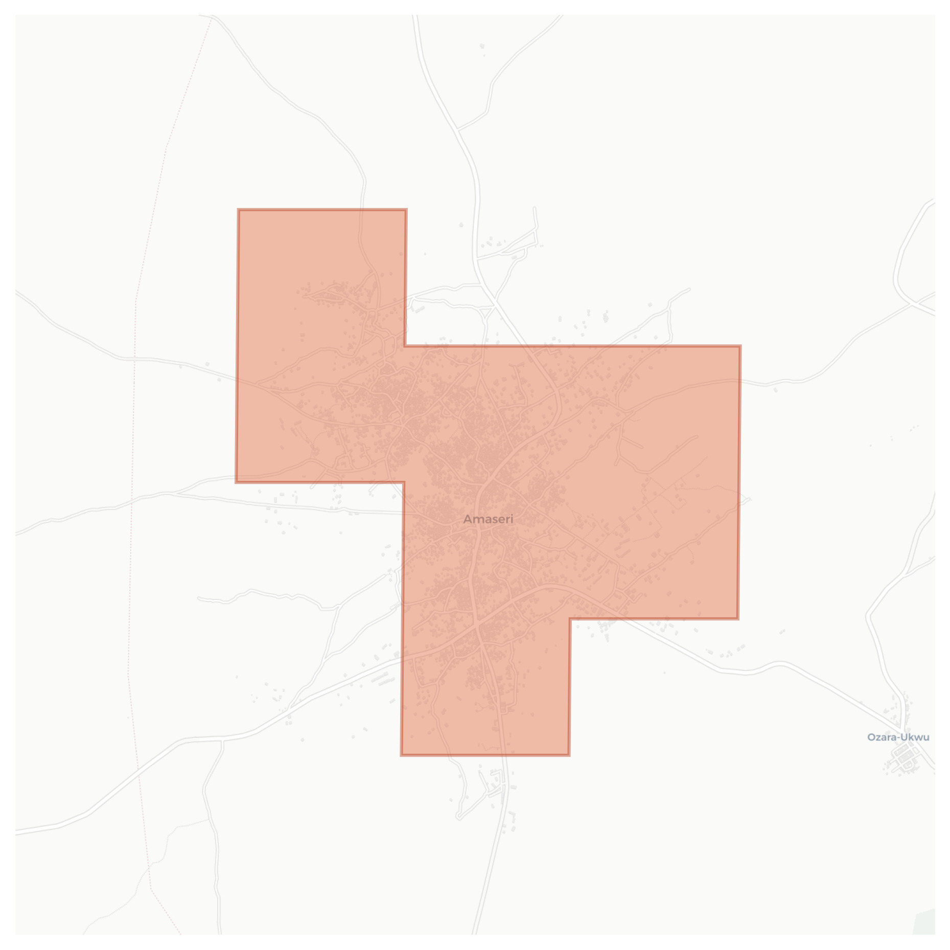 Amaseri geographic map