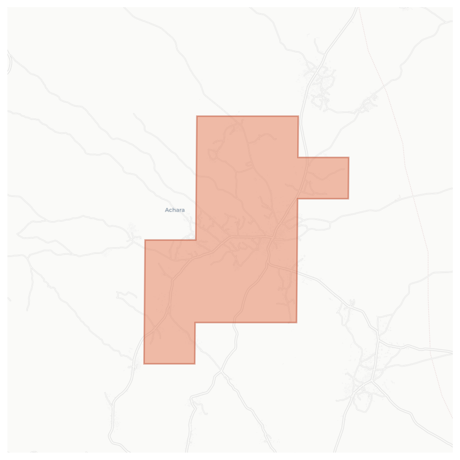 Ekeje geographic map