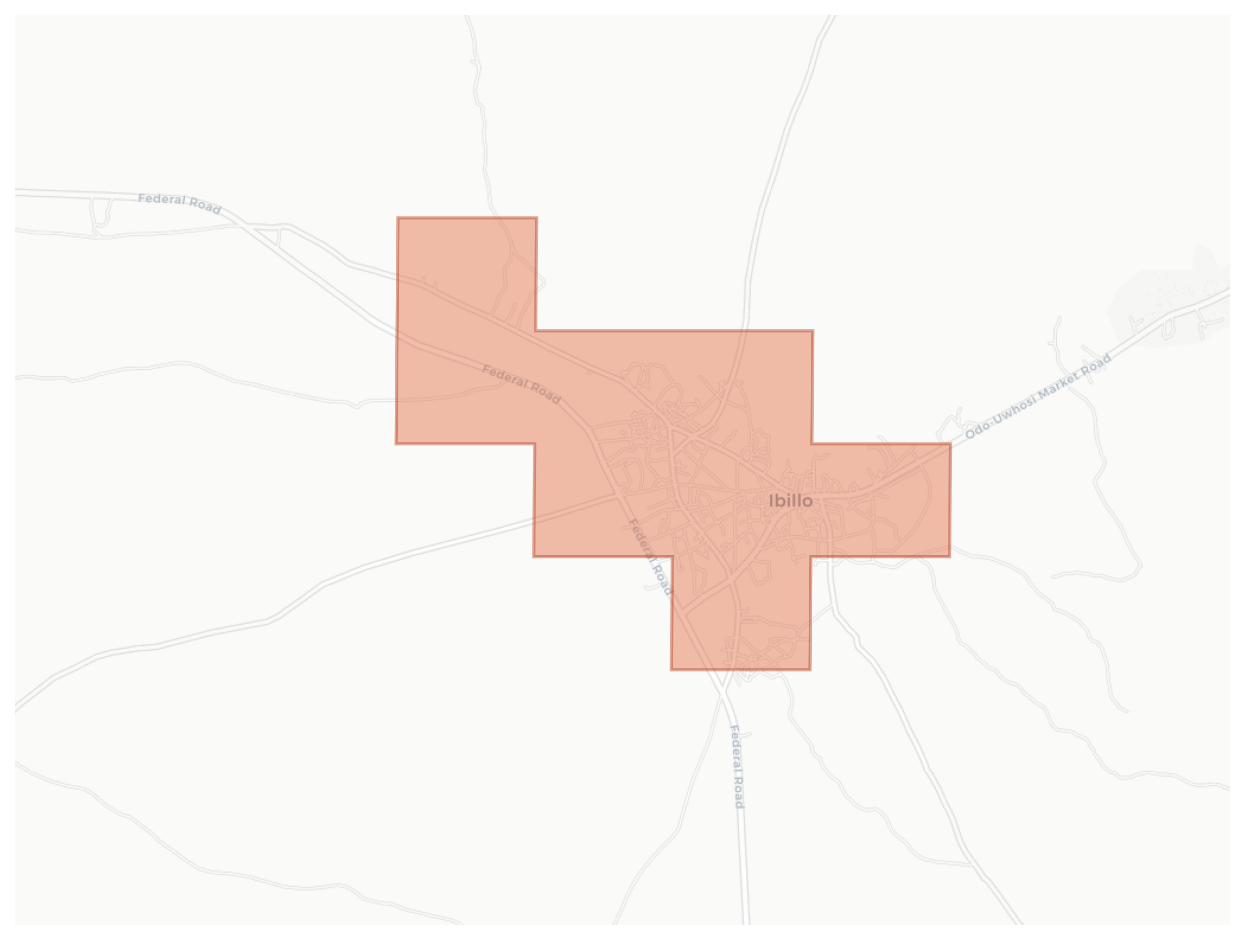 Ibillo geographic map