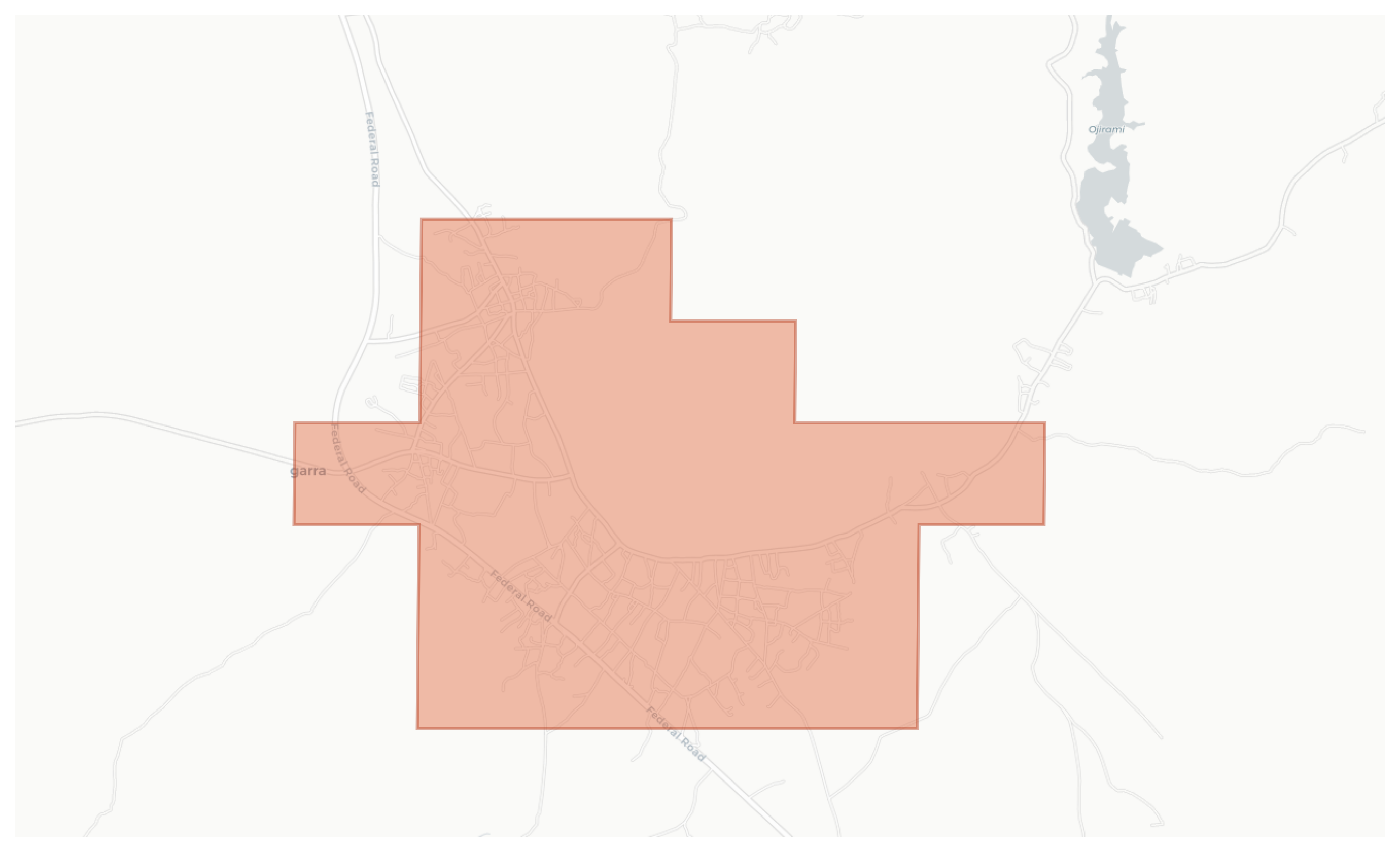 Igarra geographic map
