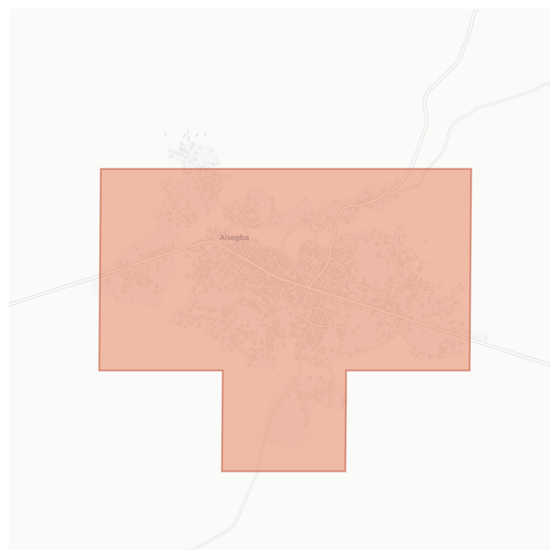 Aisegba geographic map