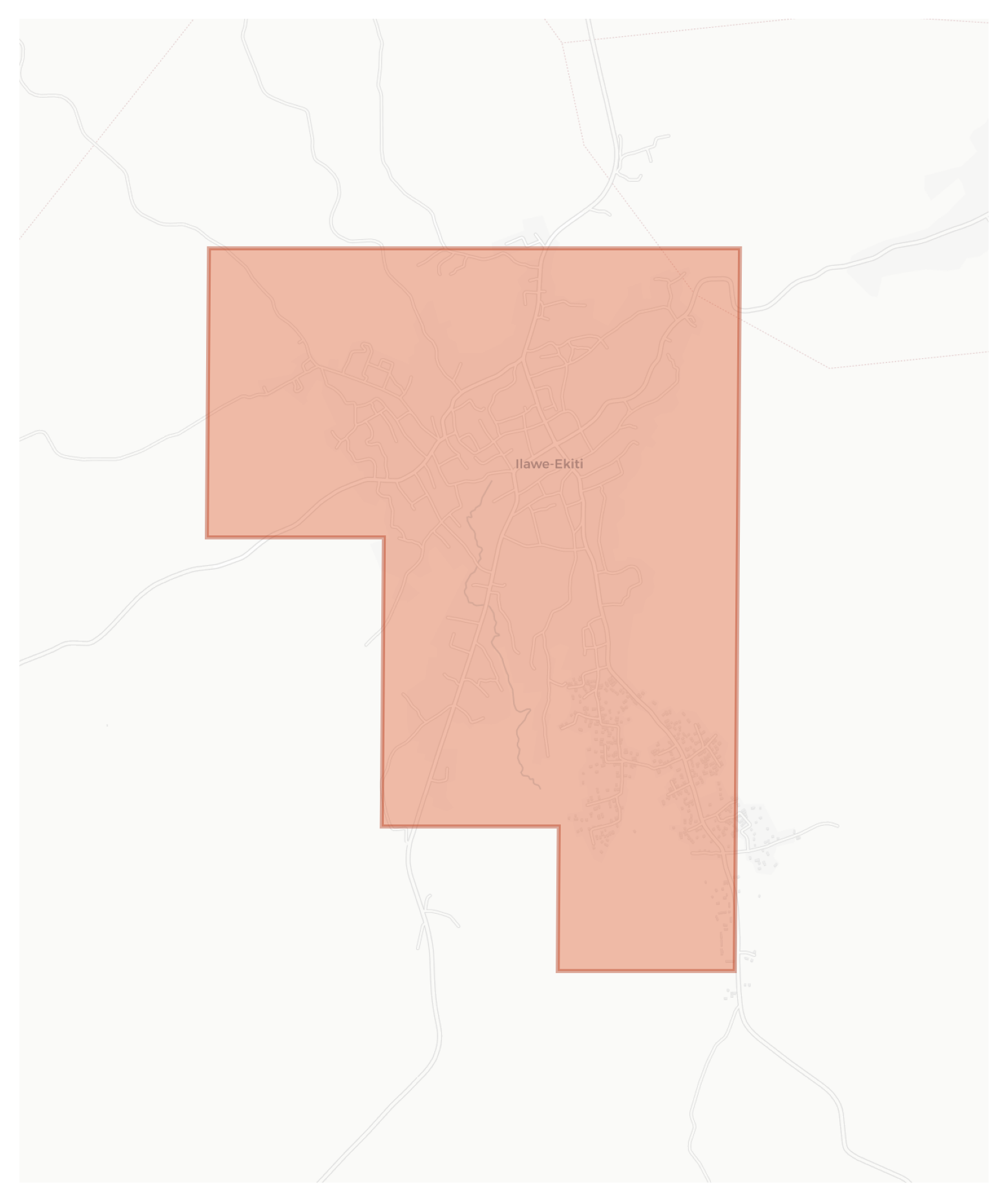 Ilawe-Ekiti geographic map