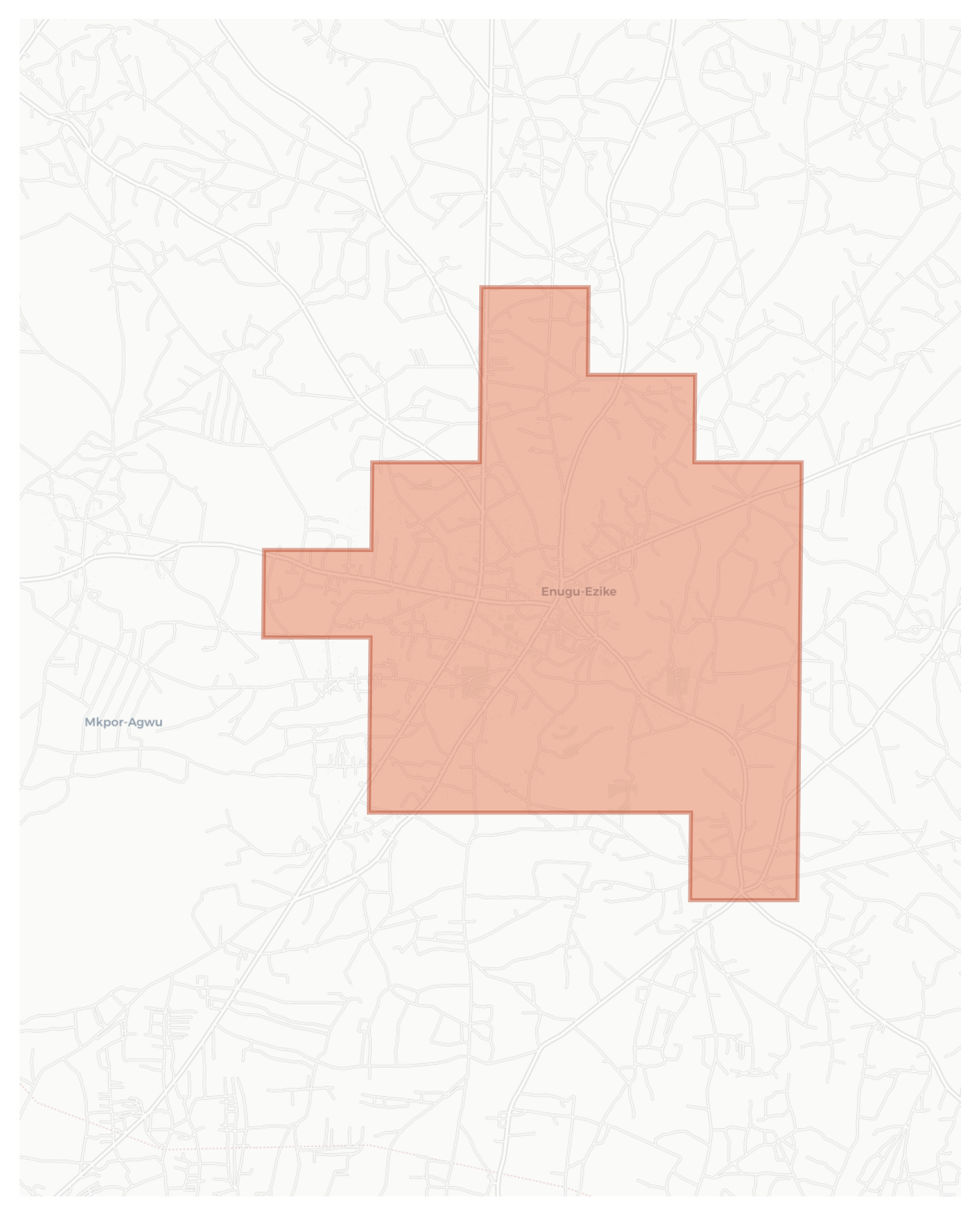 Enugu-Ezike geographic map
