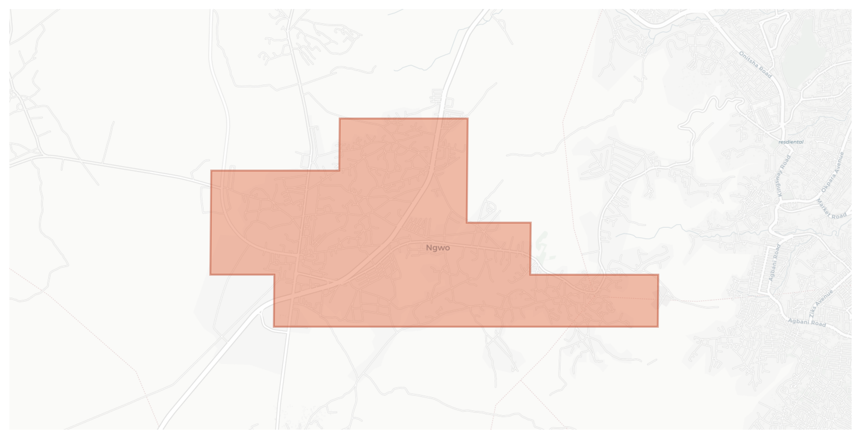 Nine Mile Corner geographic map