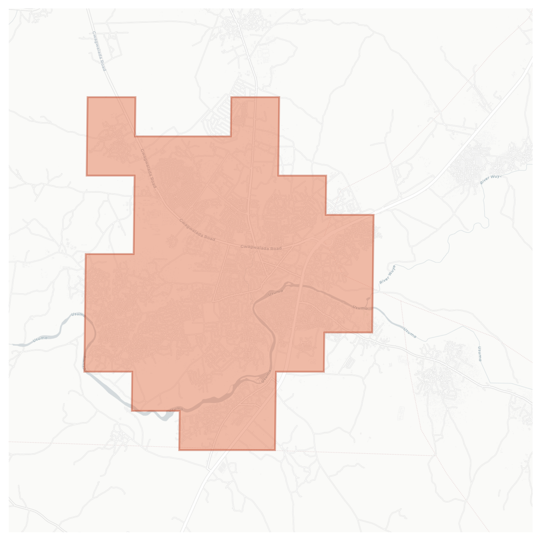 Gwagwalada geographic map