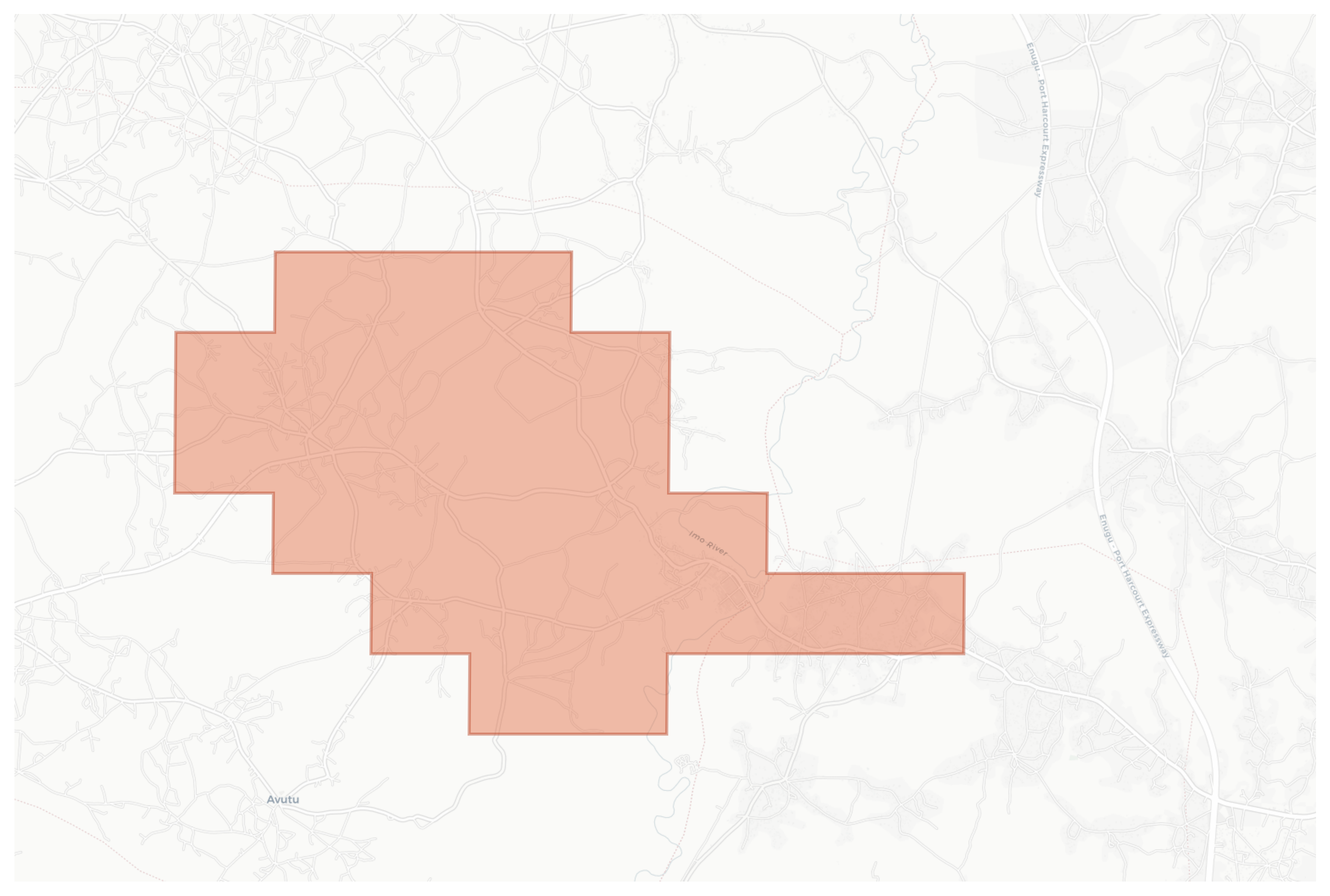 Ekenobizi geographic map