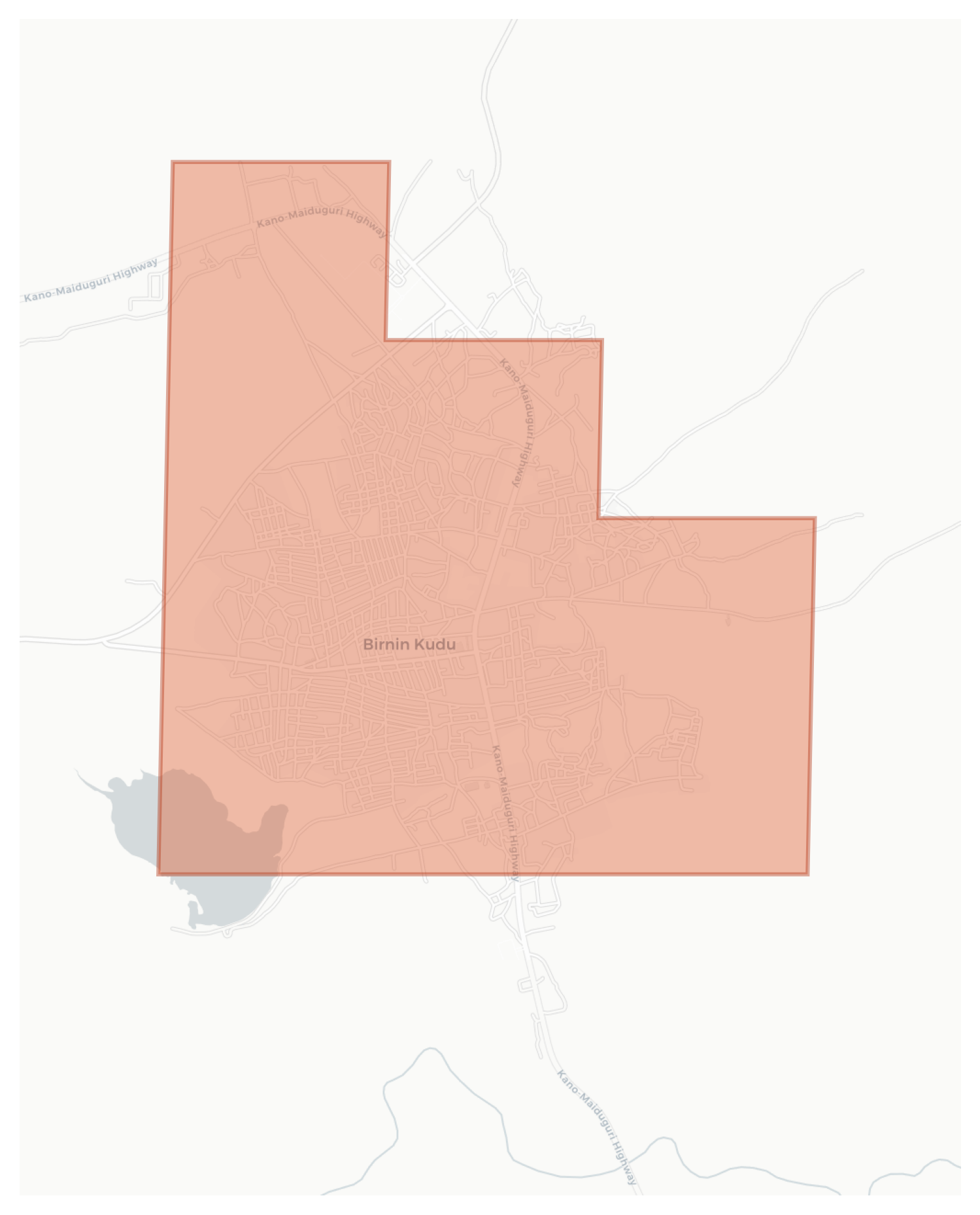 Birnin Kudu geographic map