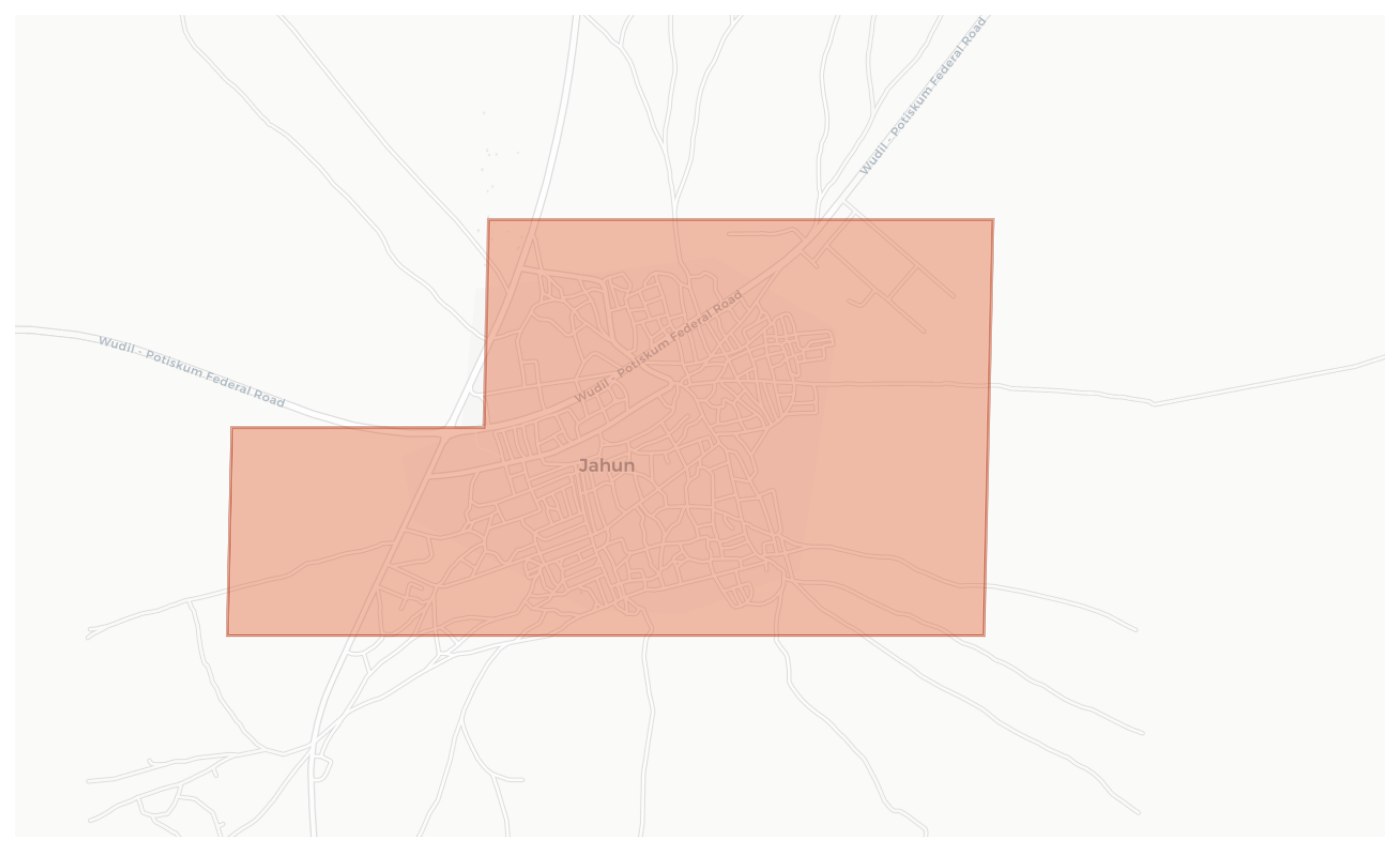 Jahun geographic map