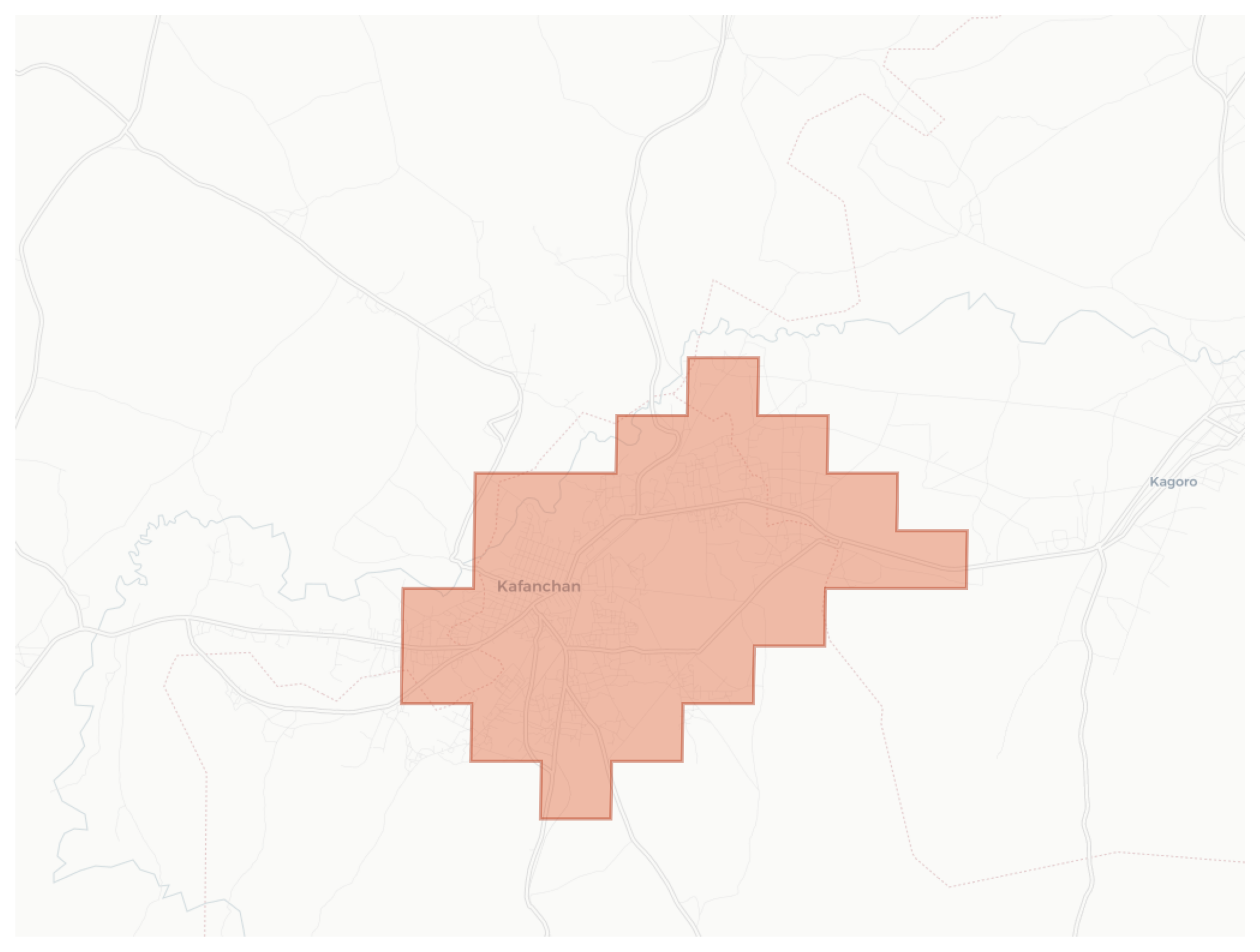 Kafanchan geographic map