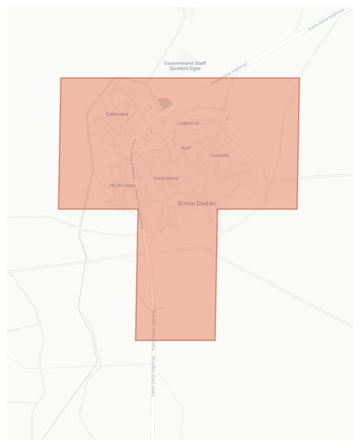 Rimin Daddo geographic map