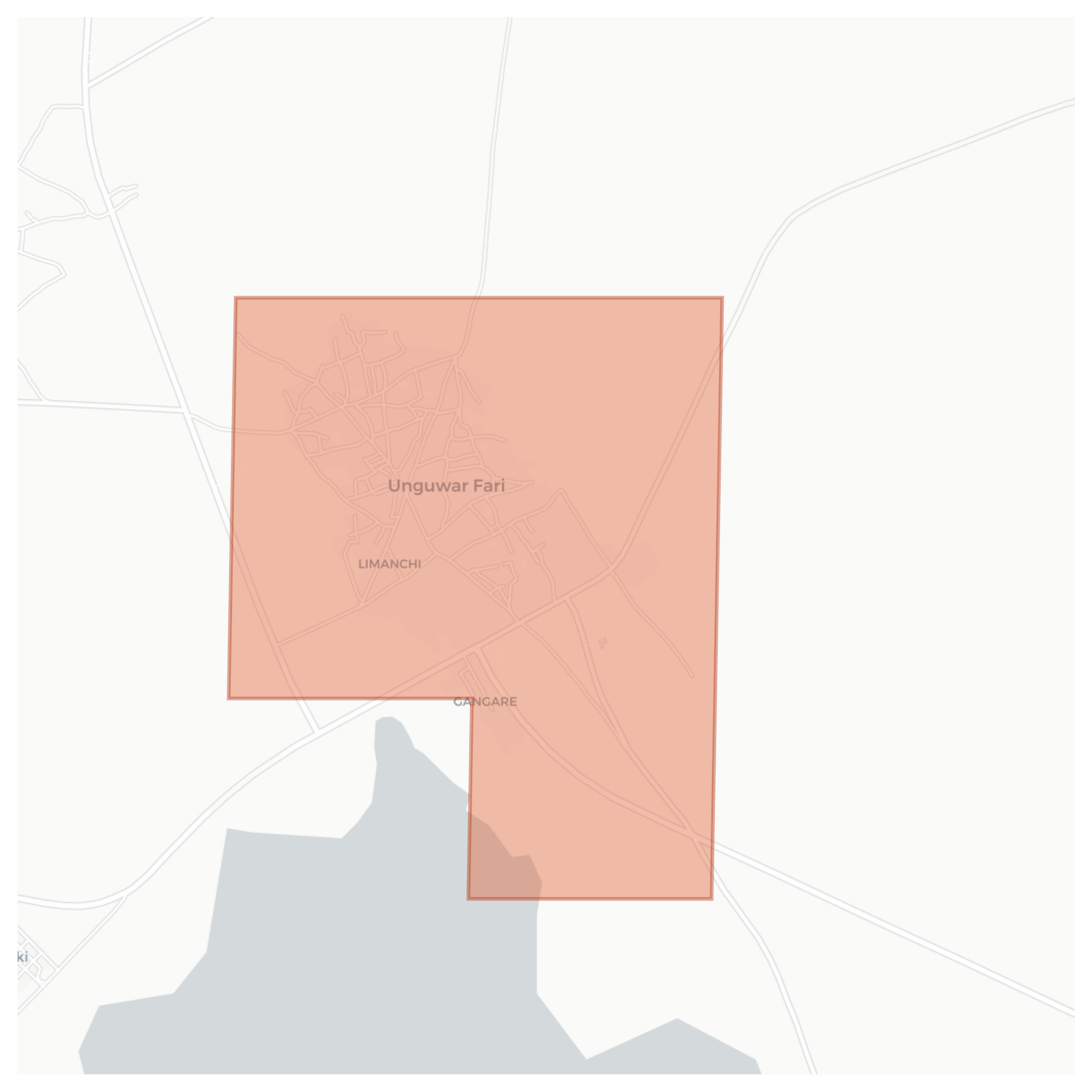 Unguwar Fari geographic map