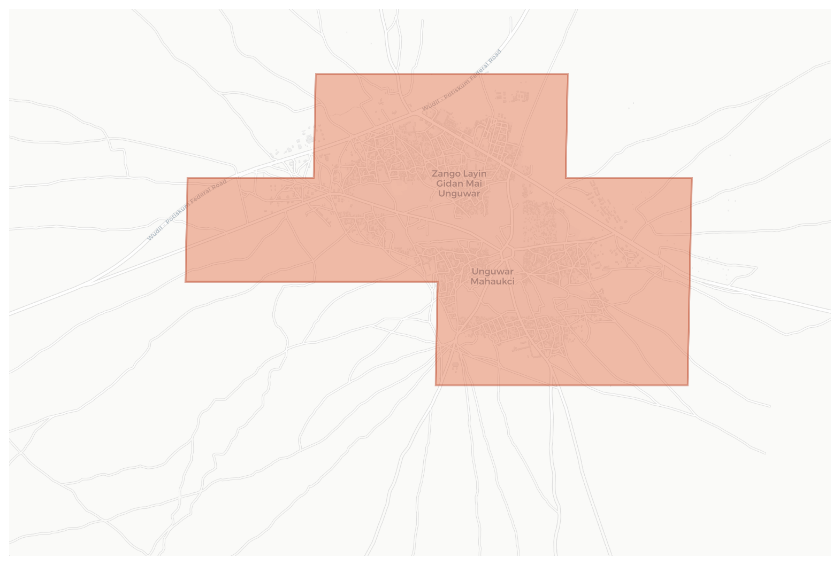 Unguwar Mahaukci geographic map