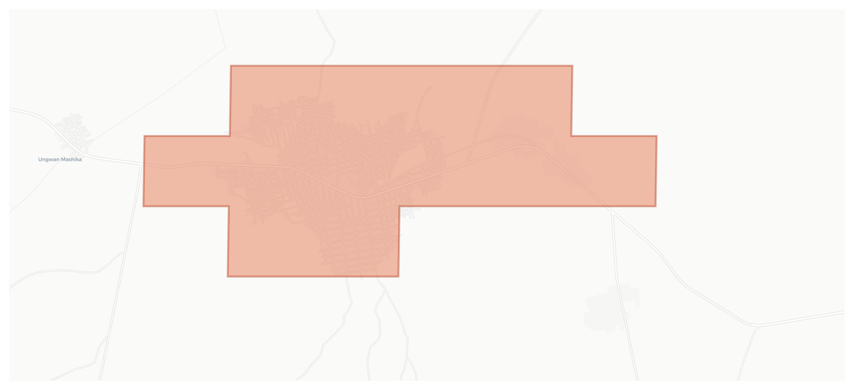 Doka Ashafa geographic map