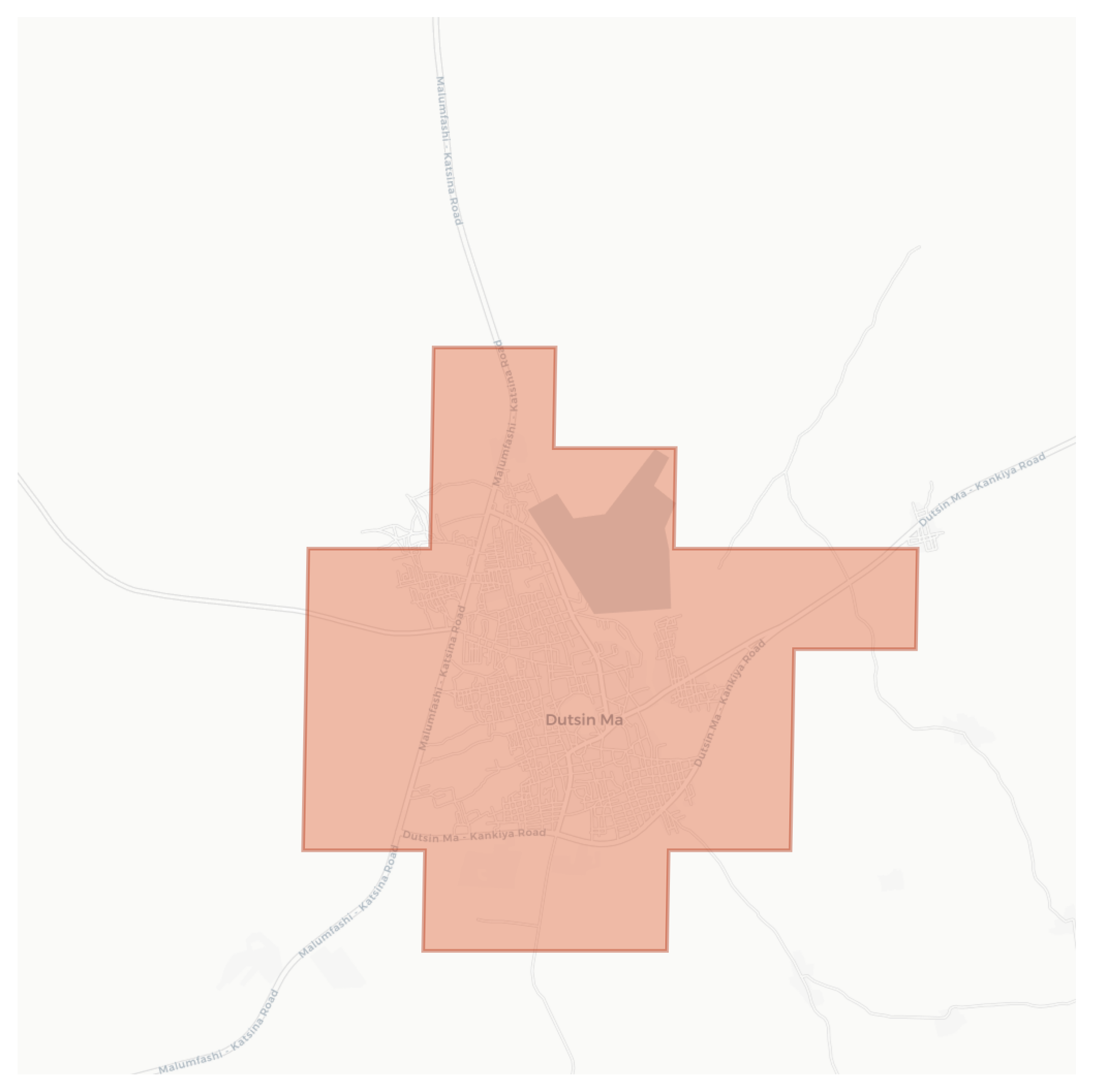 Dutsin Ma geographic map