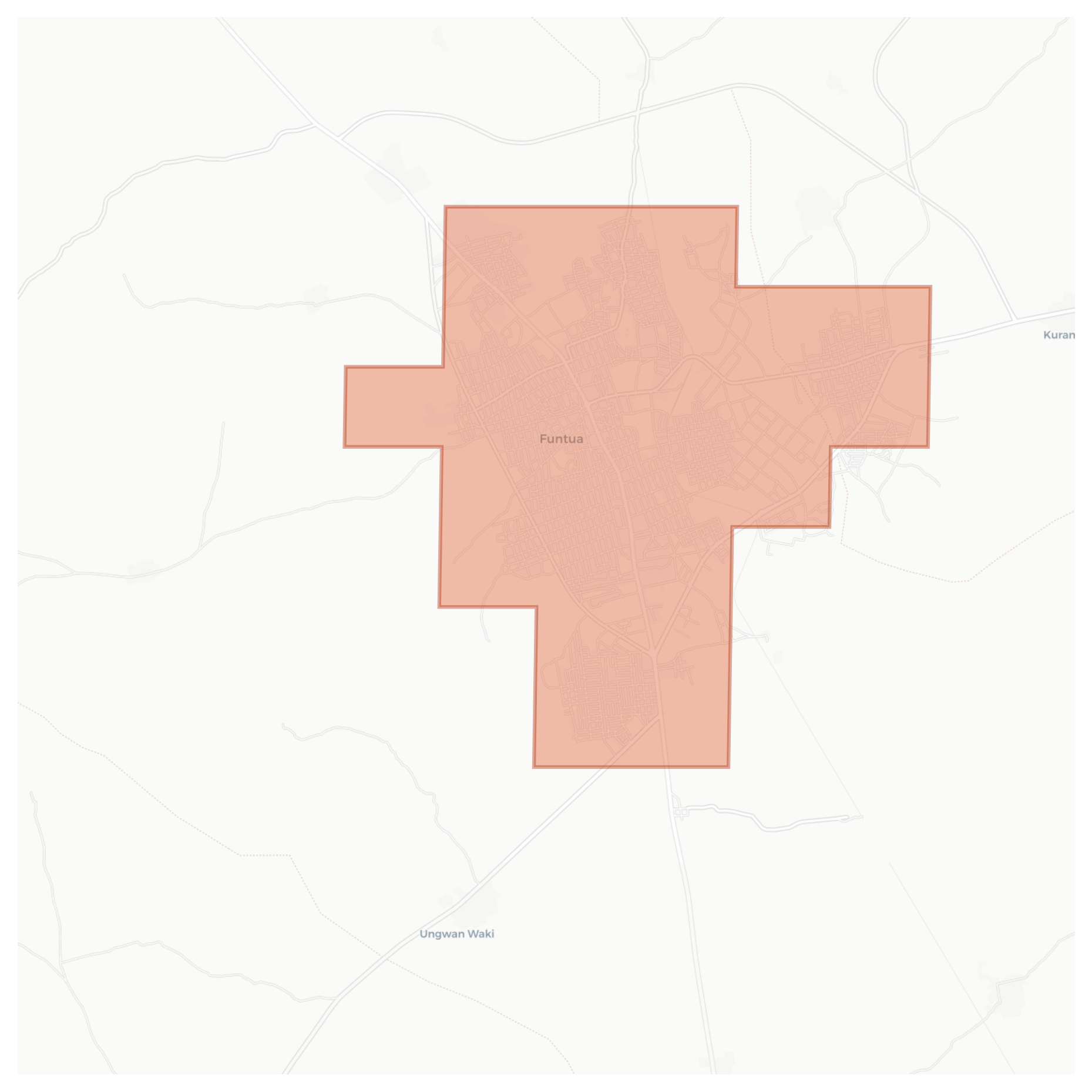 Funtua geographic map