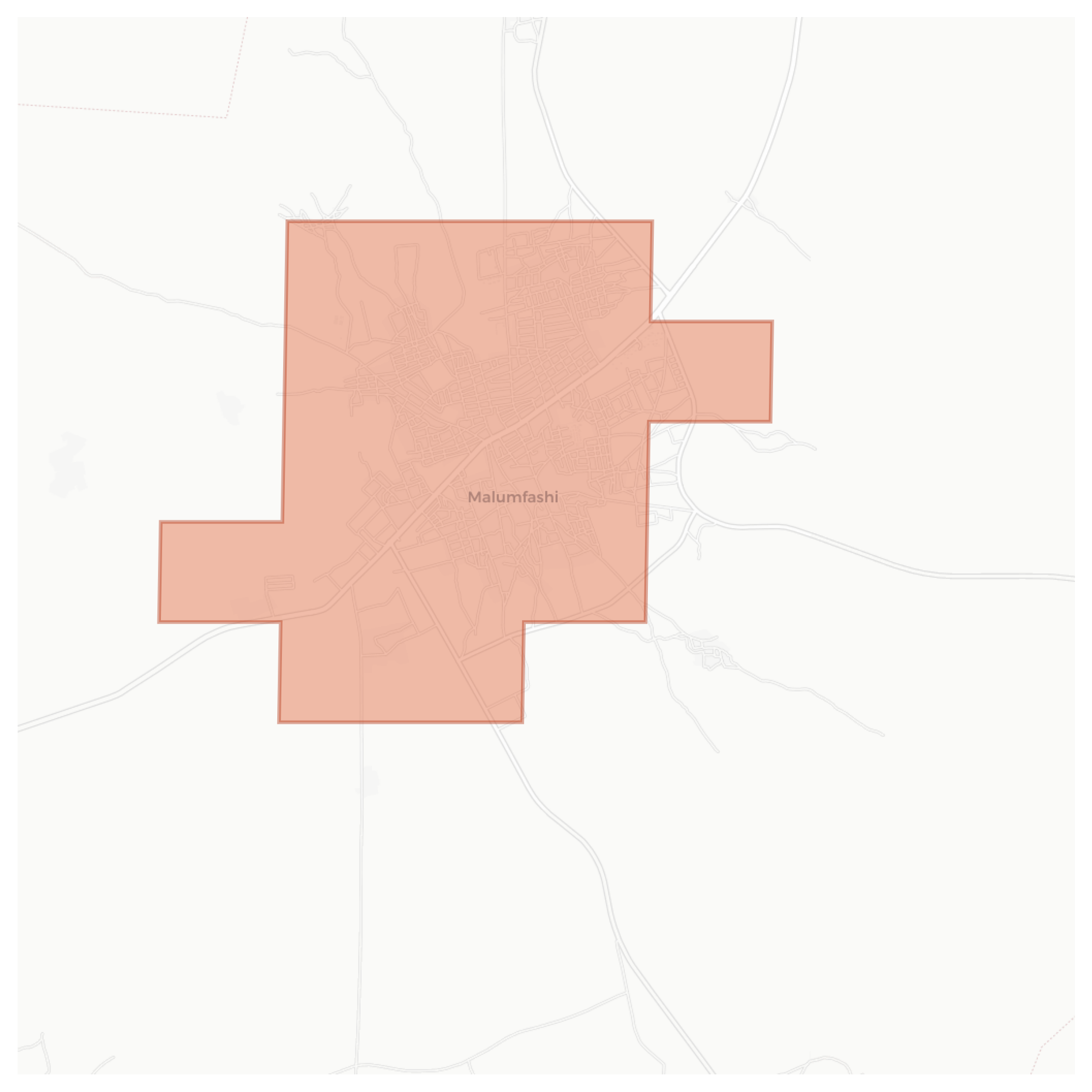Malumfashi geographic map
