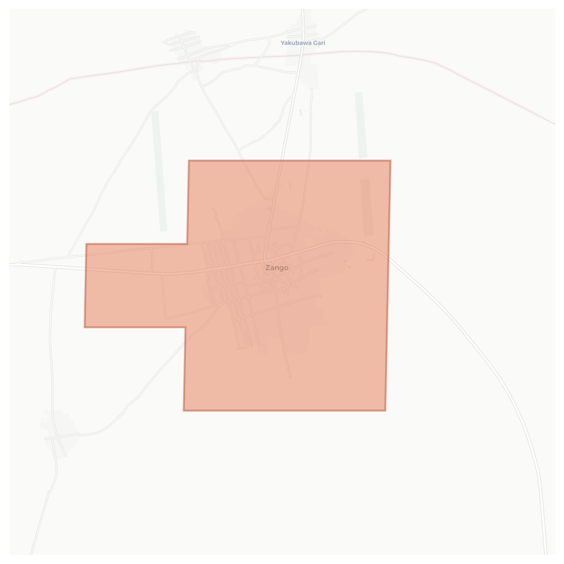 Zango geographic map