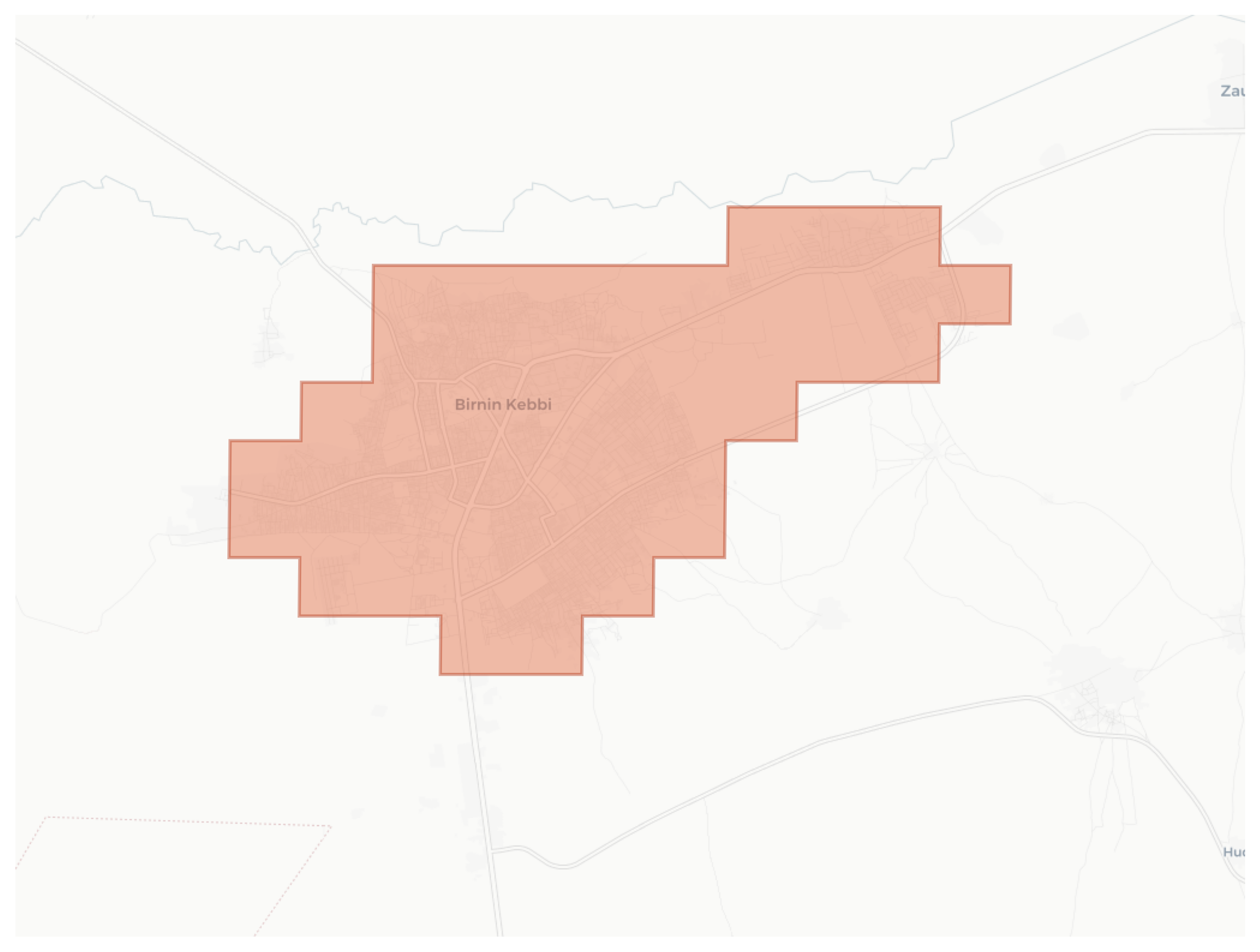Birnin Kebbi geographic map