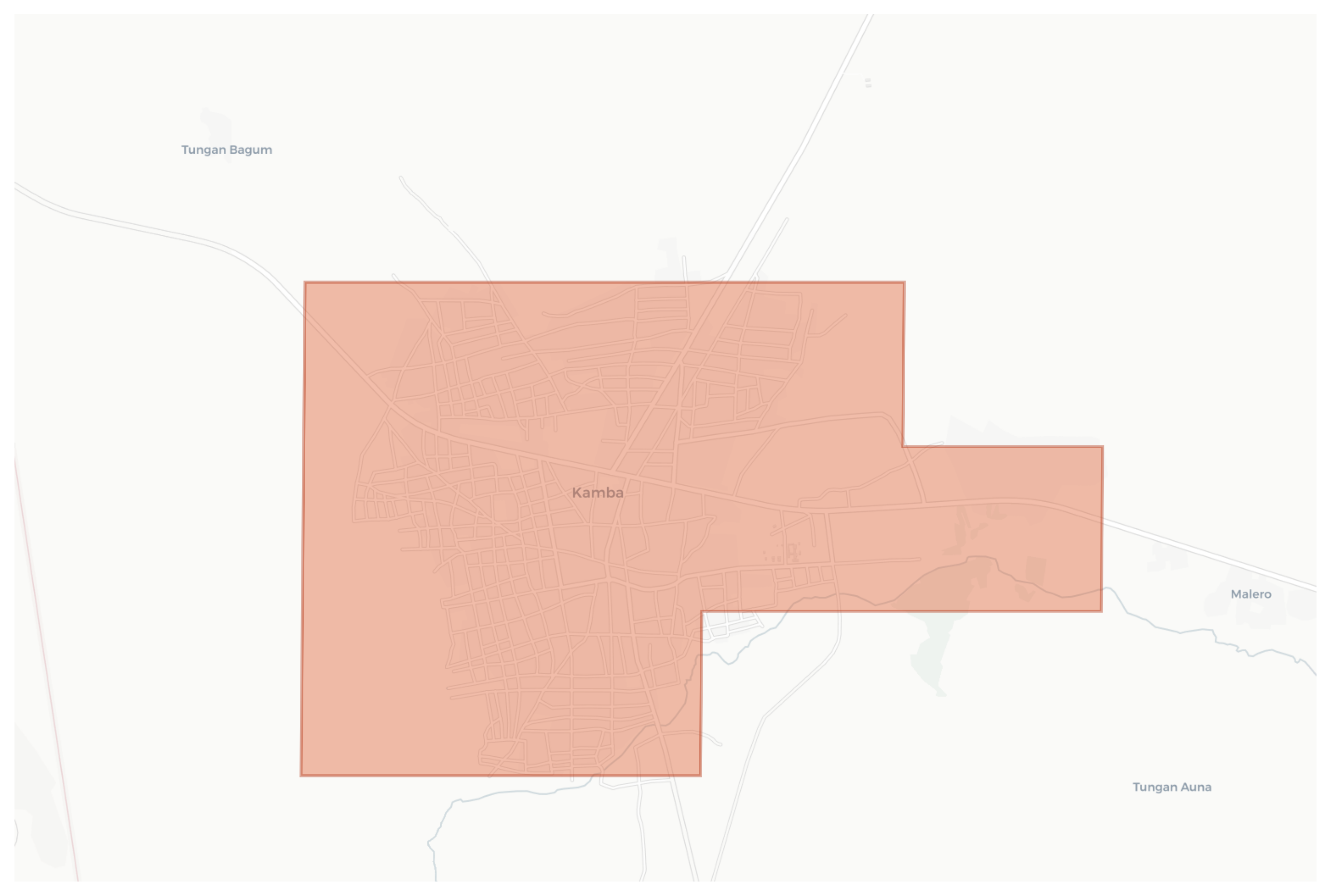 Kamba geographic map