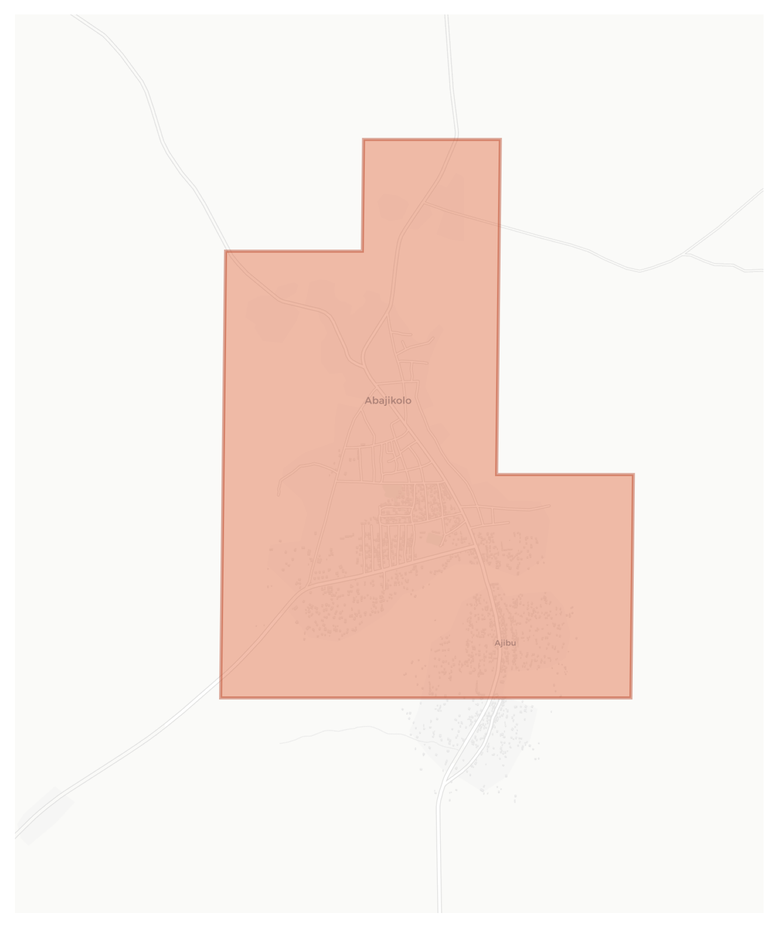 Abejukolo geographic map