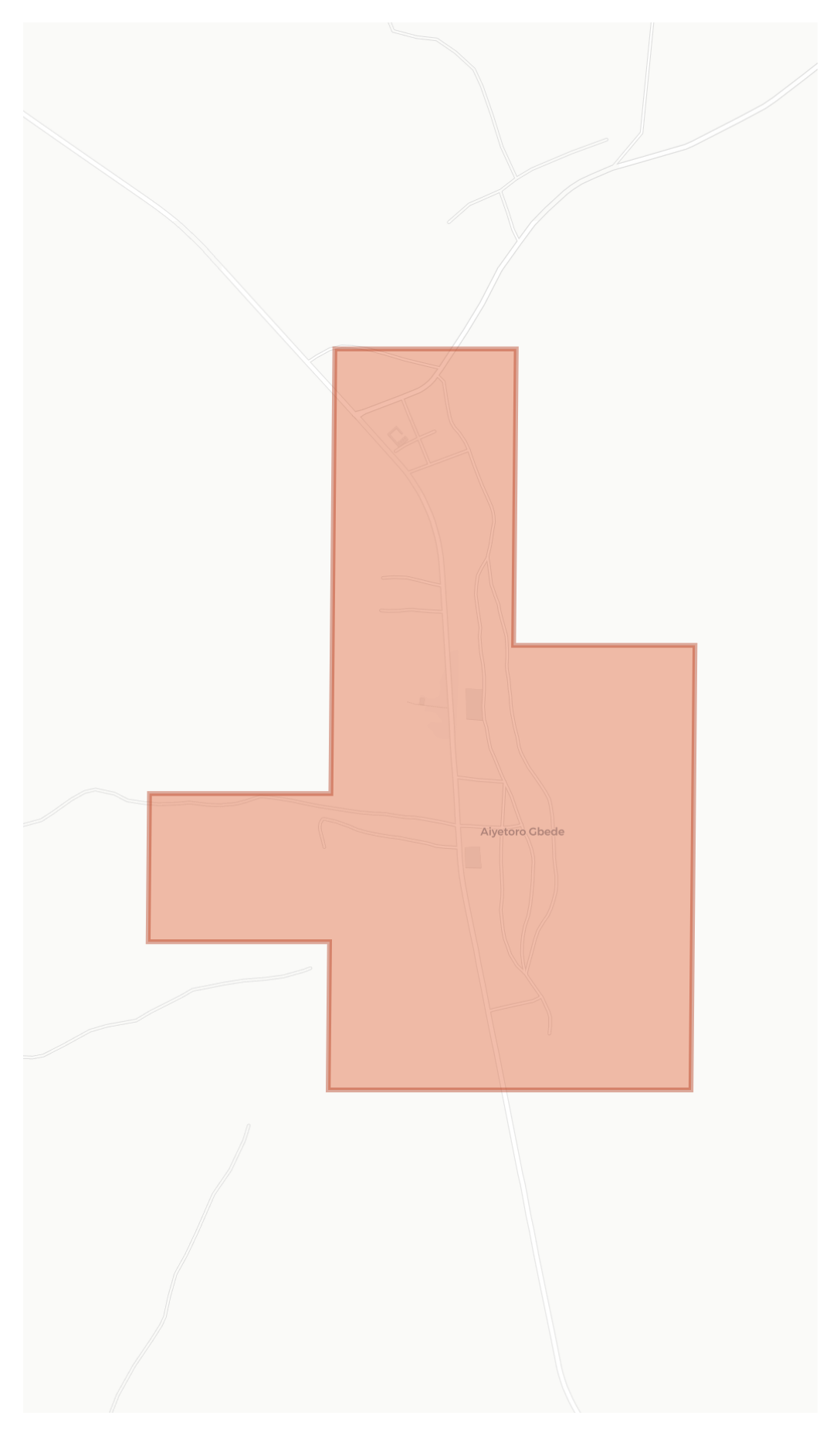 Aiyetoro Gbede geographic map